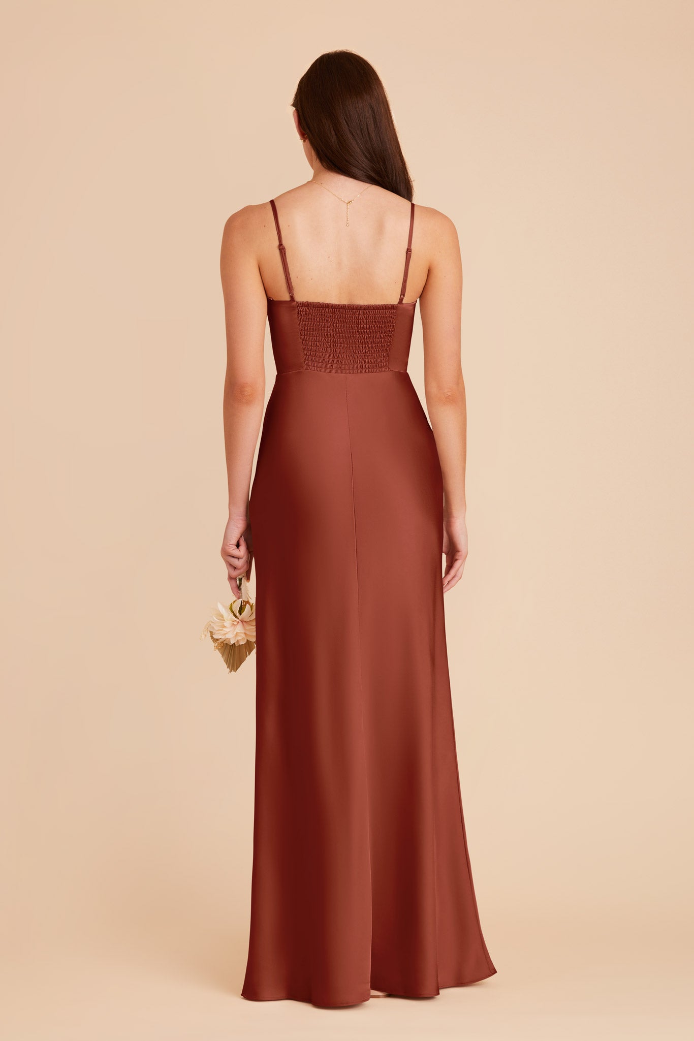 Auburn Jessica Matte Satin Dress by Birdy Grey