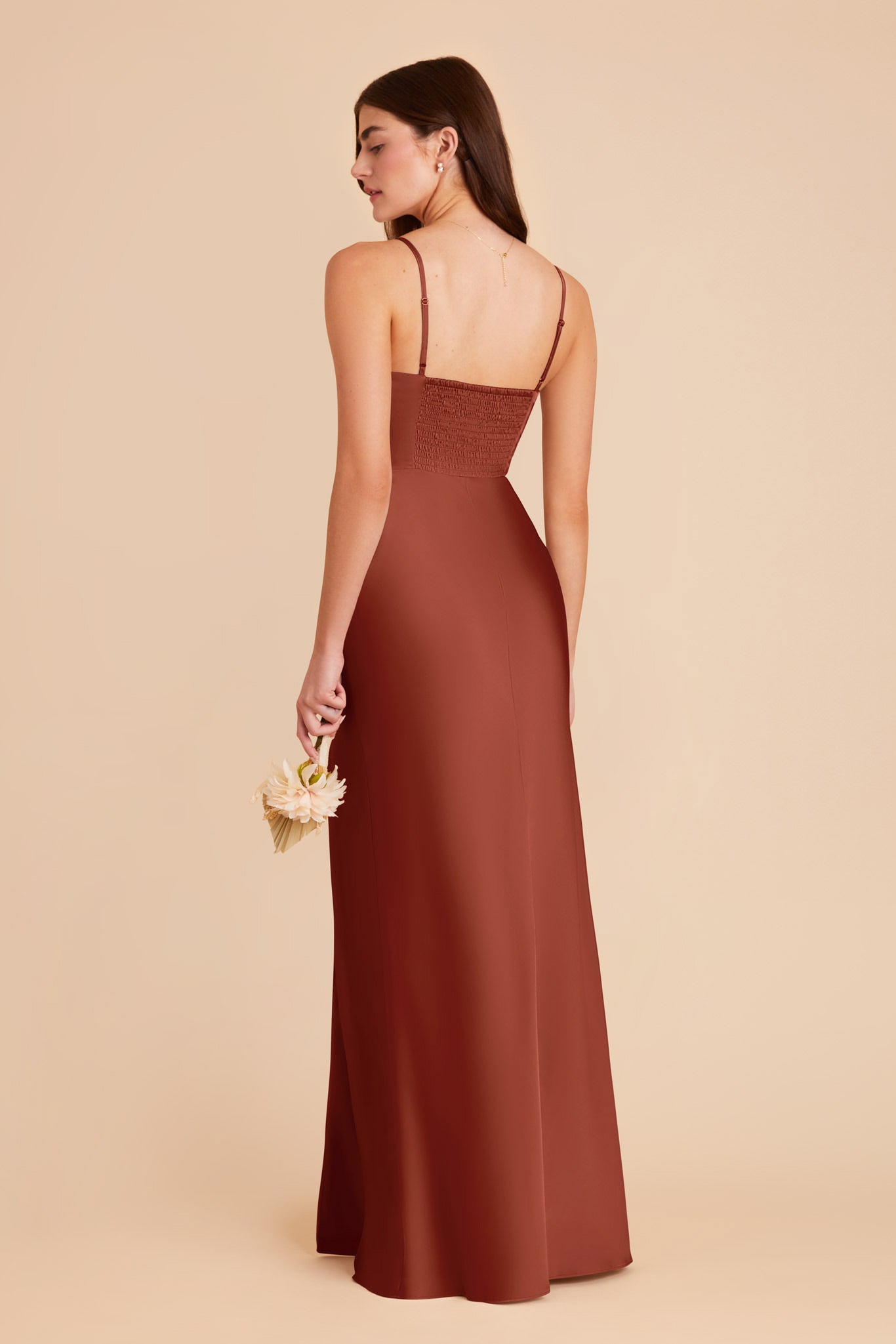 Auburn Jessica Matte Satin Dress by Birdy Grey