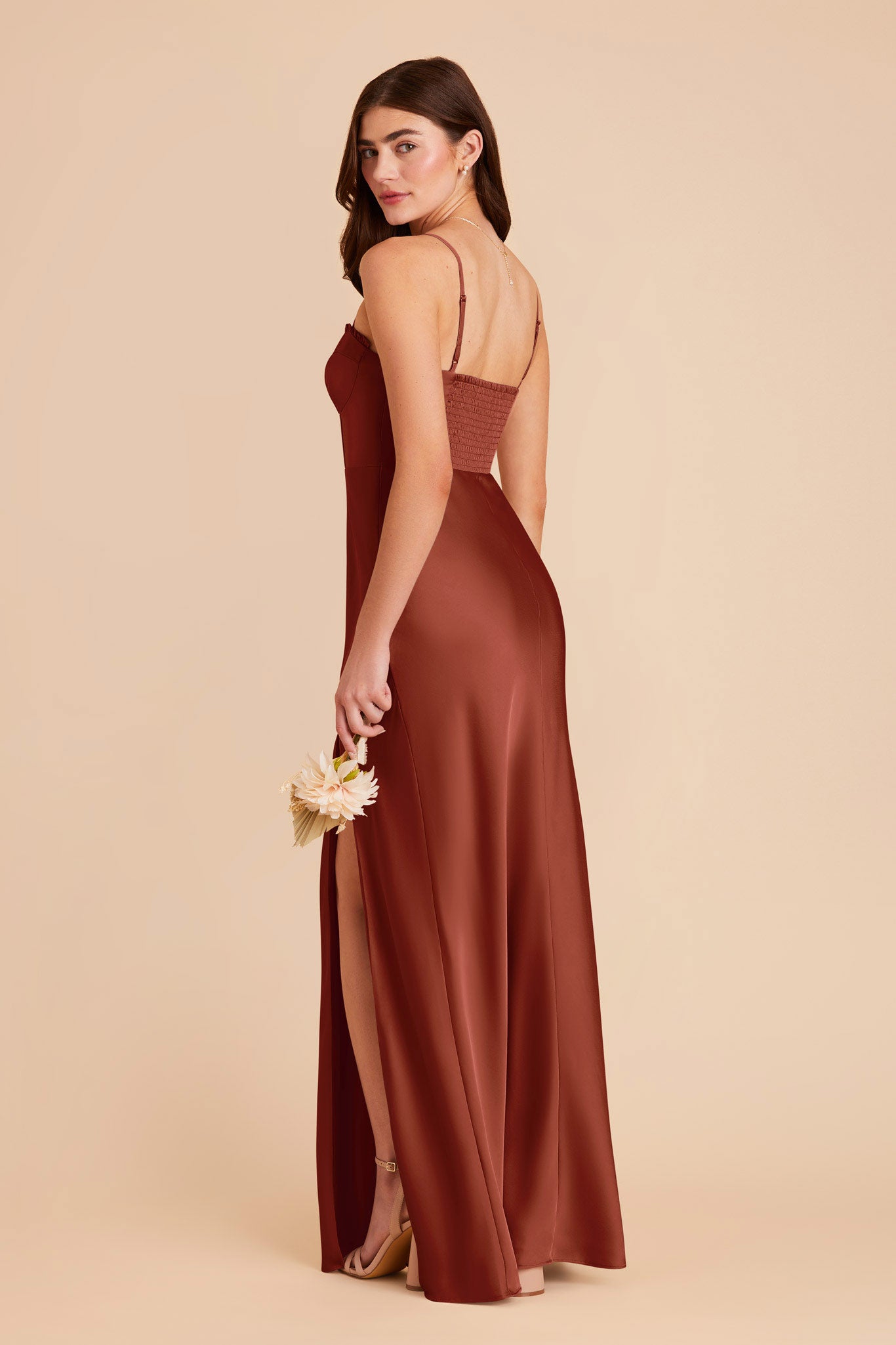 Auburn Jessica Matte Satin Dress by Birdy Grey