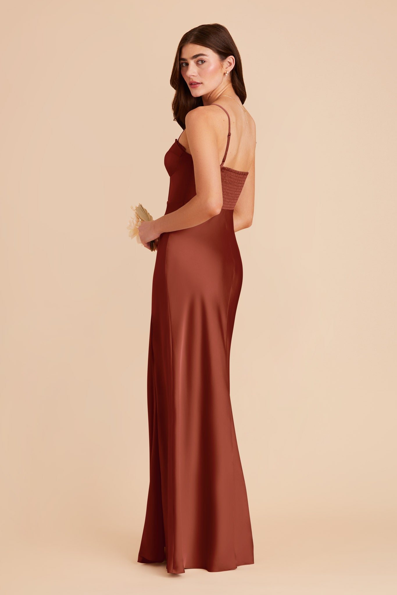 Auburn Jessica Matte Satin Dress by Birdy Grey