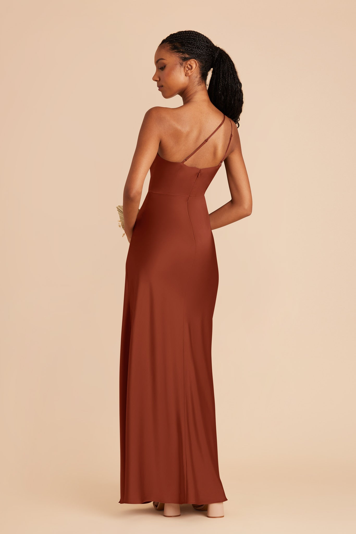 Auburn Kensie Matte Satin Dress by Birdy Grey