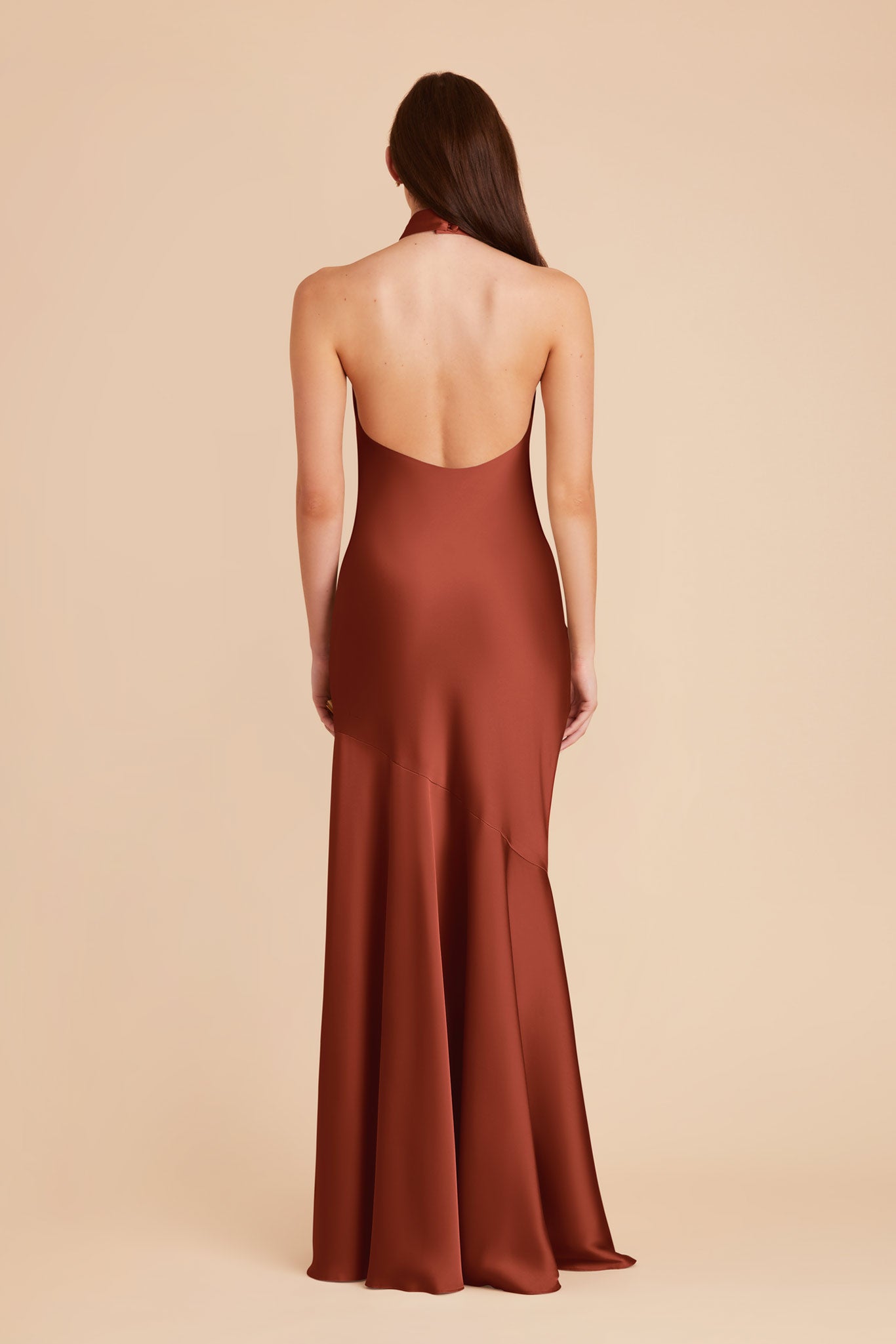 Auburn Stephanie Matte Satin Dress by Birdy Grey