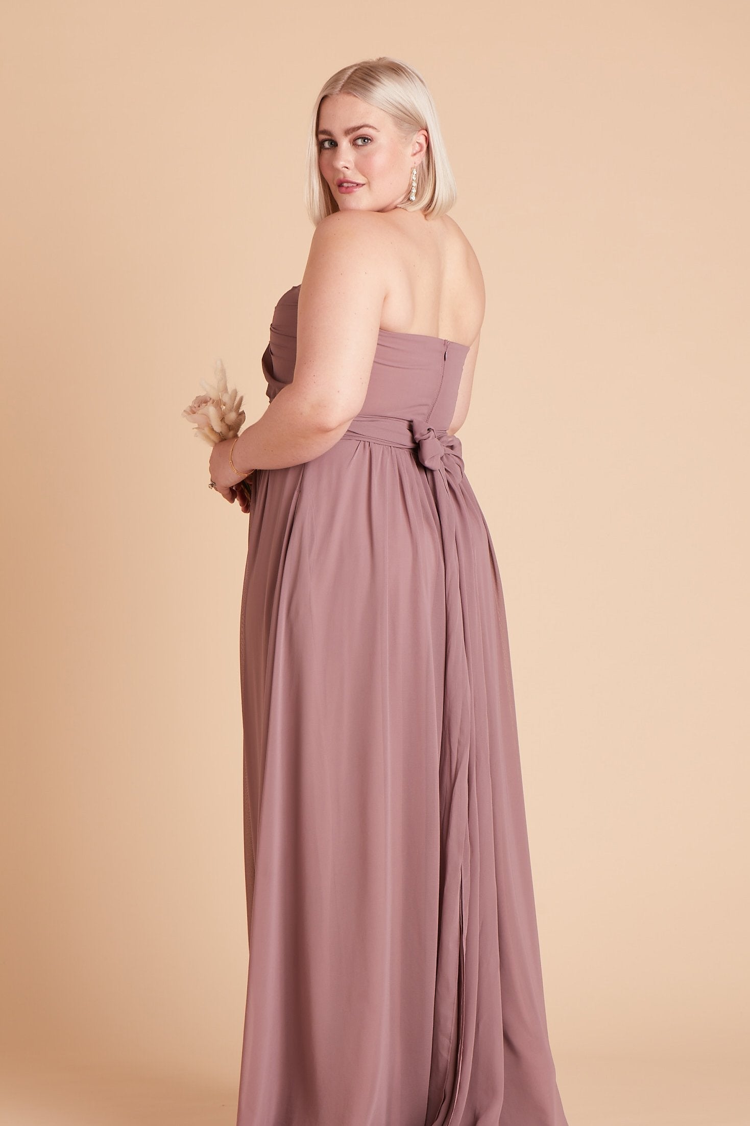 Dark Mauve Grace Convertible Dress by Birdy Grey