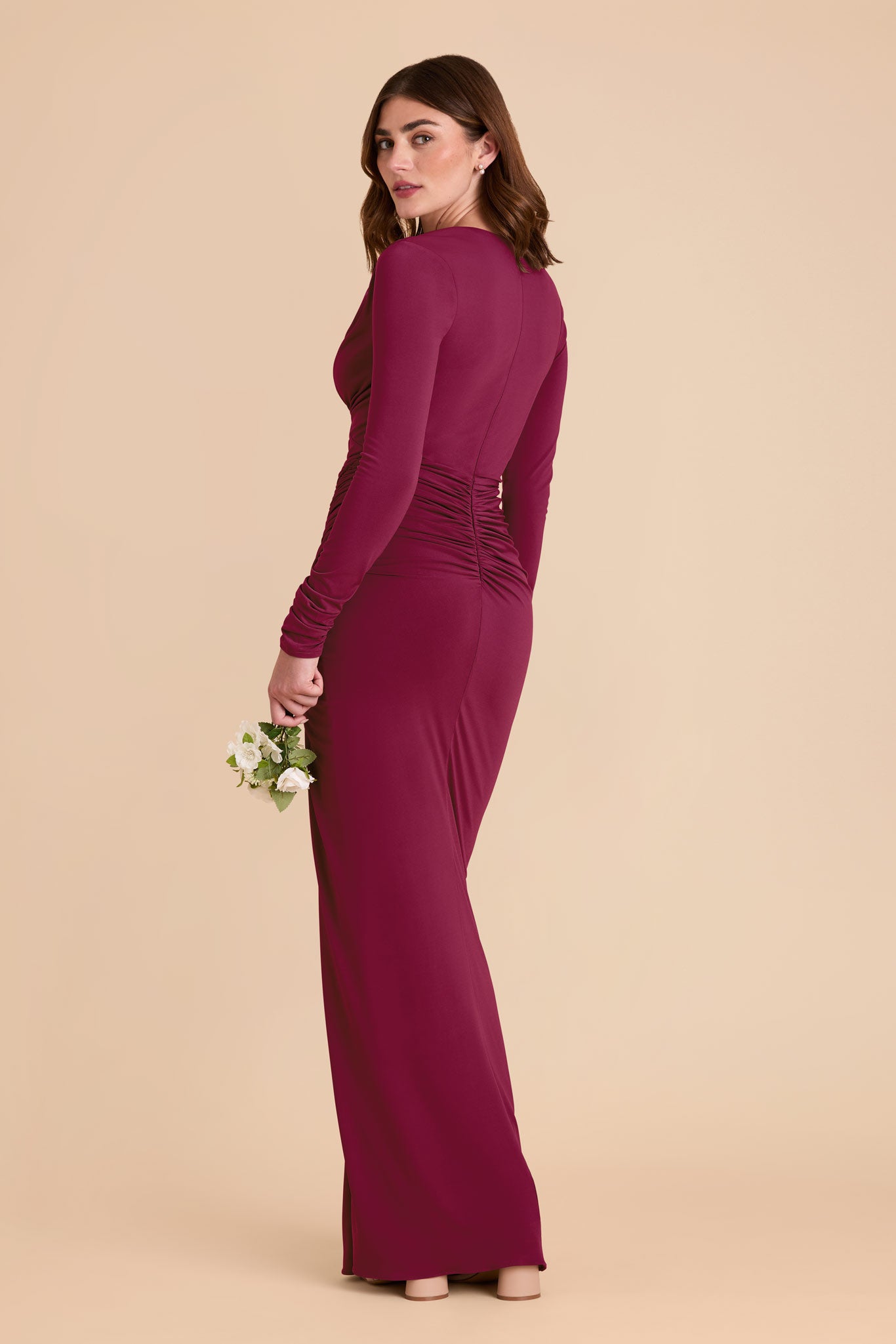 Berry Emmy Luxe Knit Dress by Birdy Grey