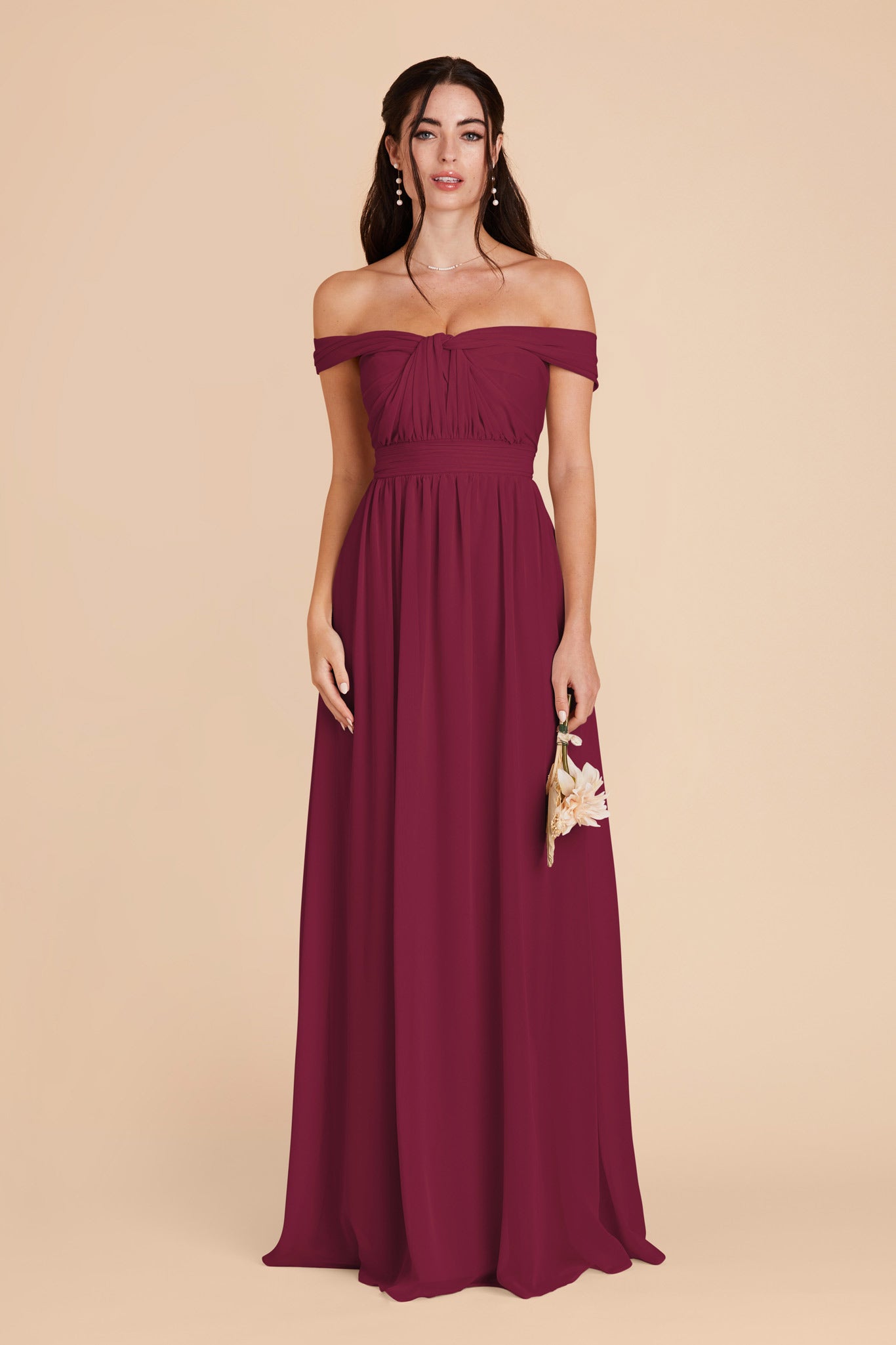 Berry Grace Convertible Dress by Birdy Grey