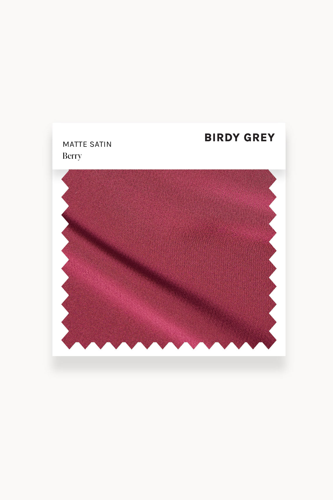 Berry Matte Satin Swatch by Birdy Grey