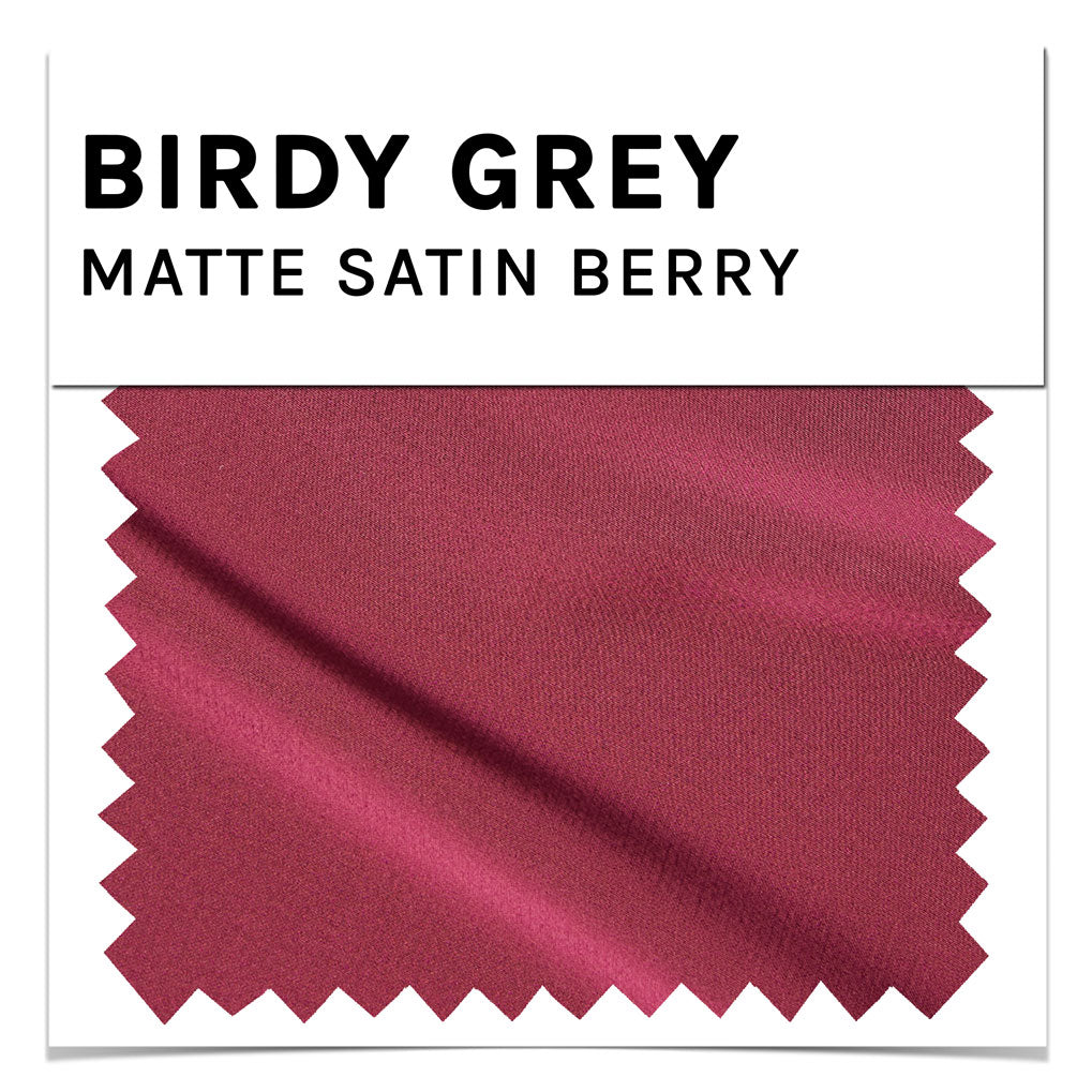 Swatch - Matte Satin in Berry