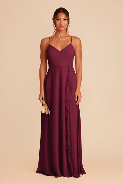 Berry Theresa Chiffon Dress by Birdy Grey