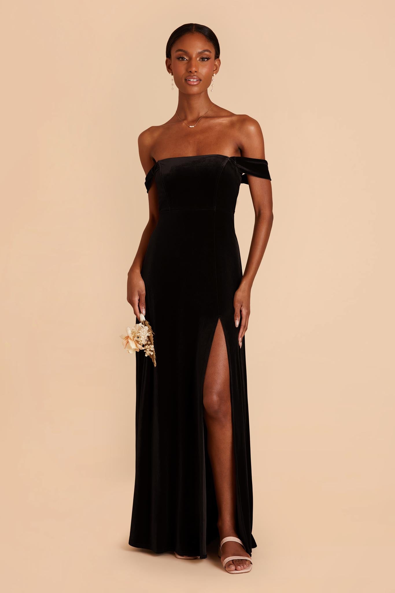 Bhldn black outlet bridesmaid dresses