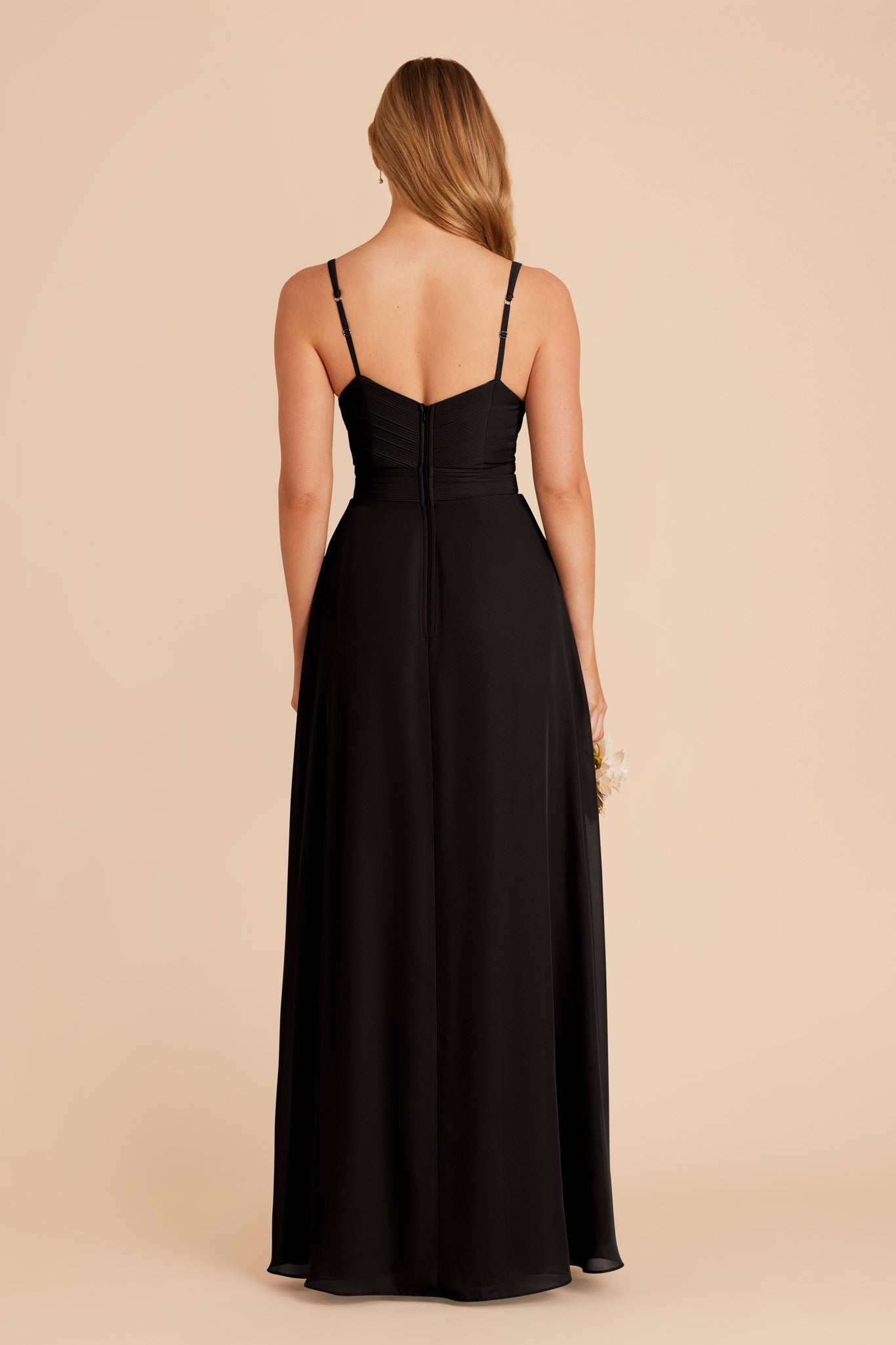 Black chiffon bridesmaid dress shop