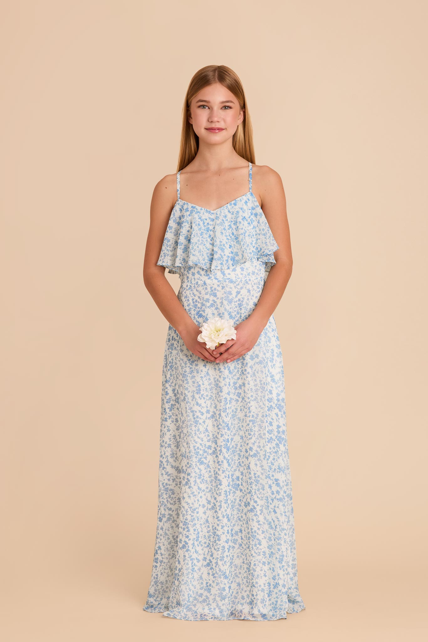 Janie Convertible Junior Dress - Blue Dreamy Ditsy by Birdy Grey