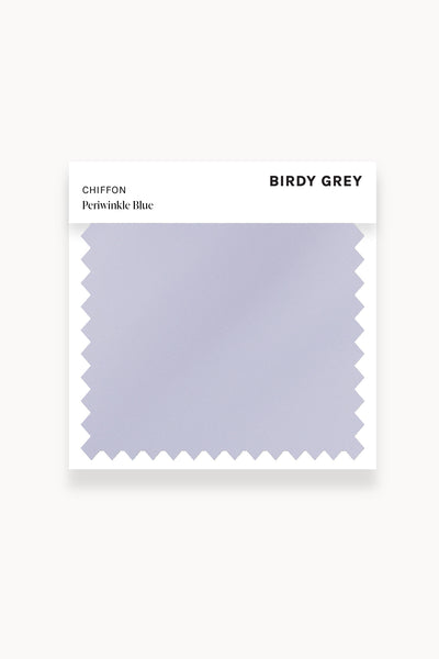 Chiffon Swatch in Periwinkle Blue by Birdy Grey