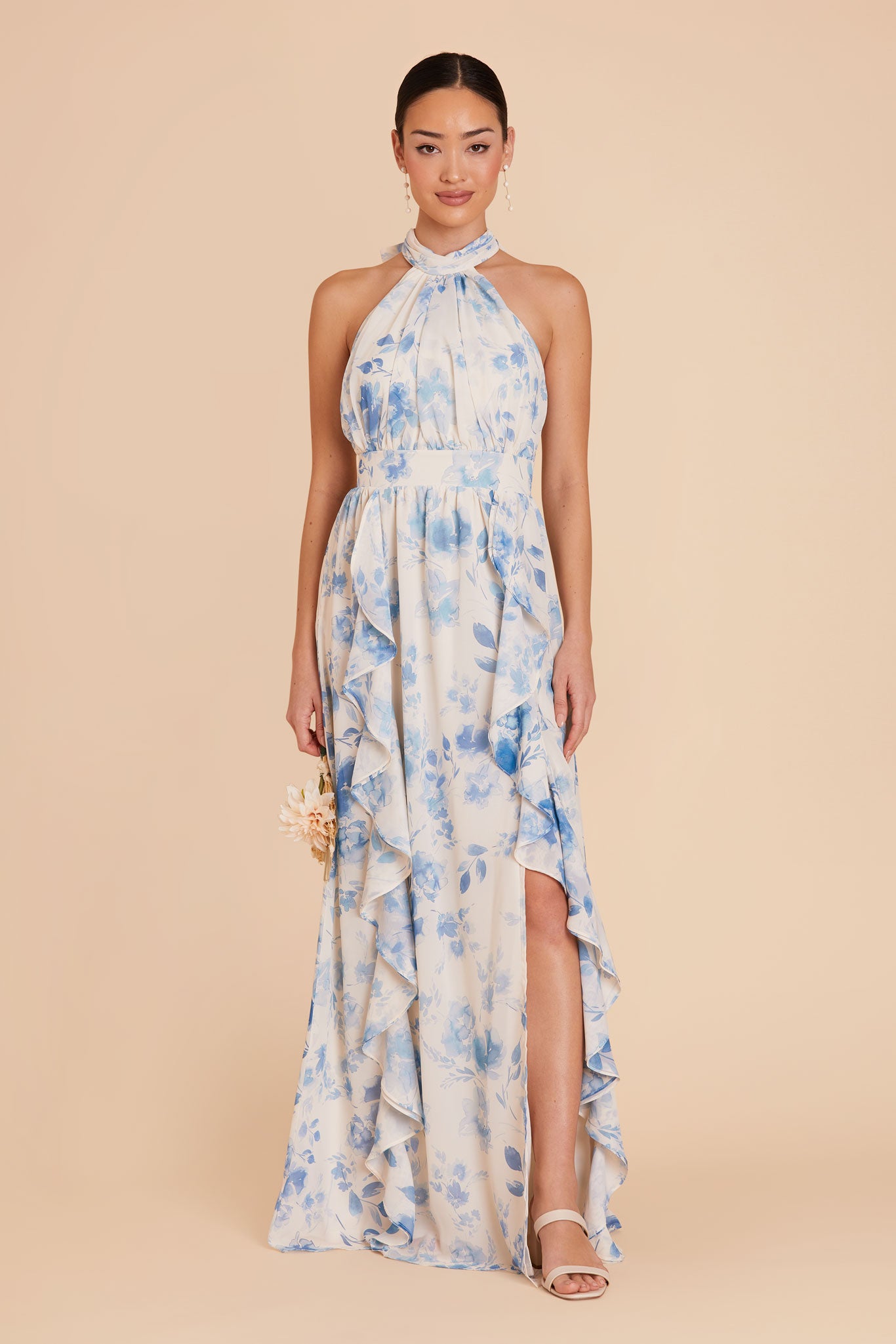 Blue Box Chiffon Dress