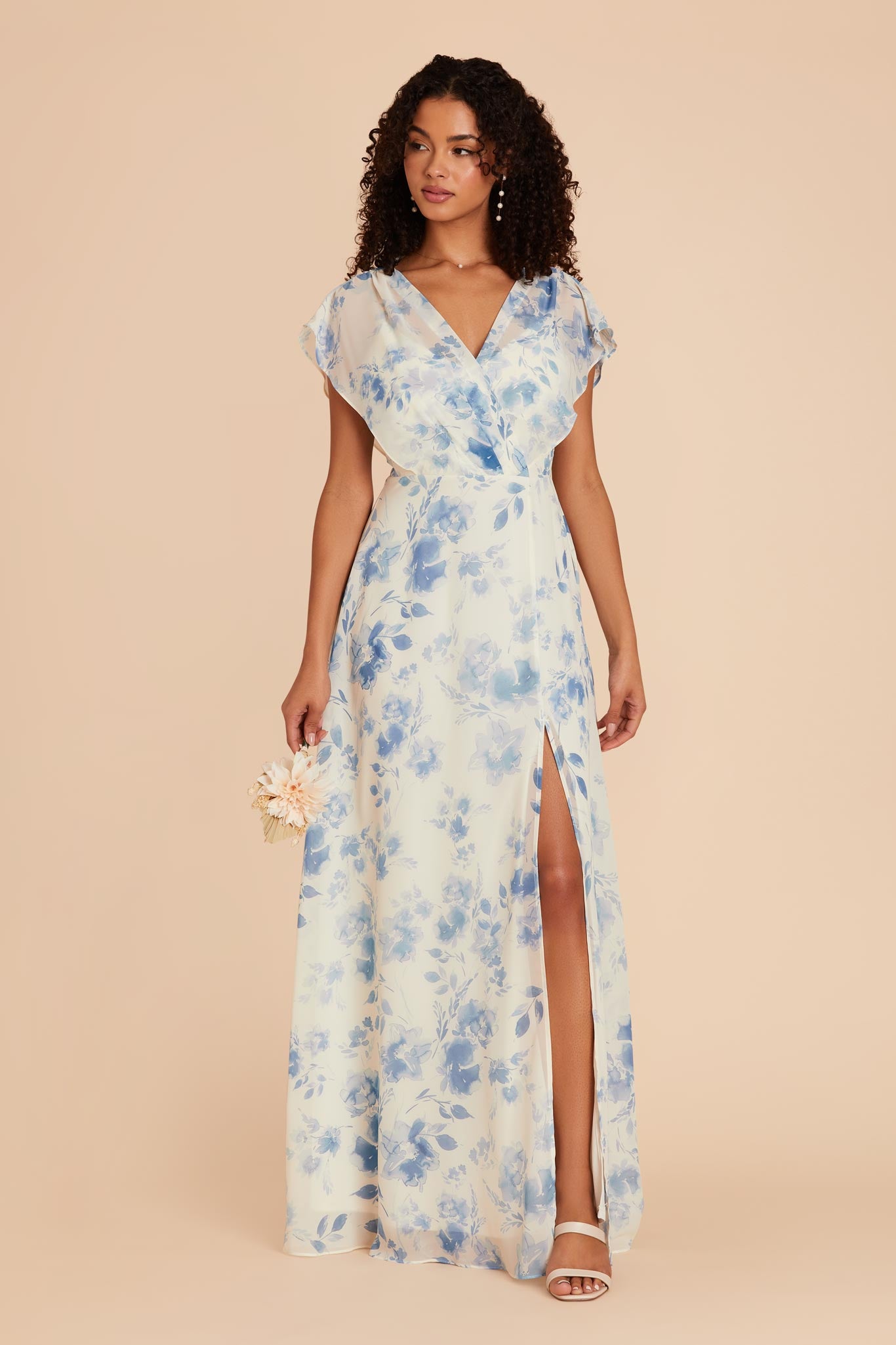 Blue Box Chiffon Dress