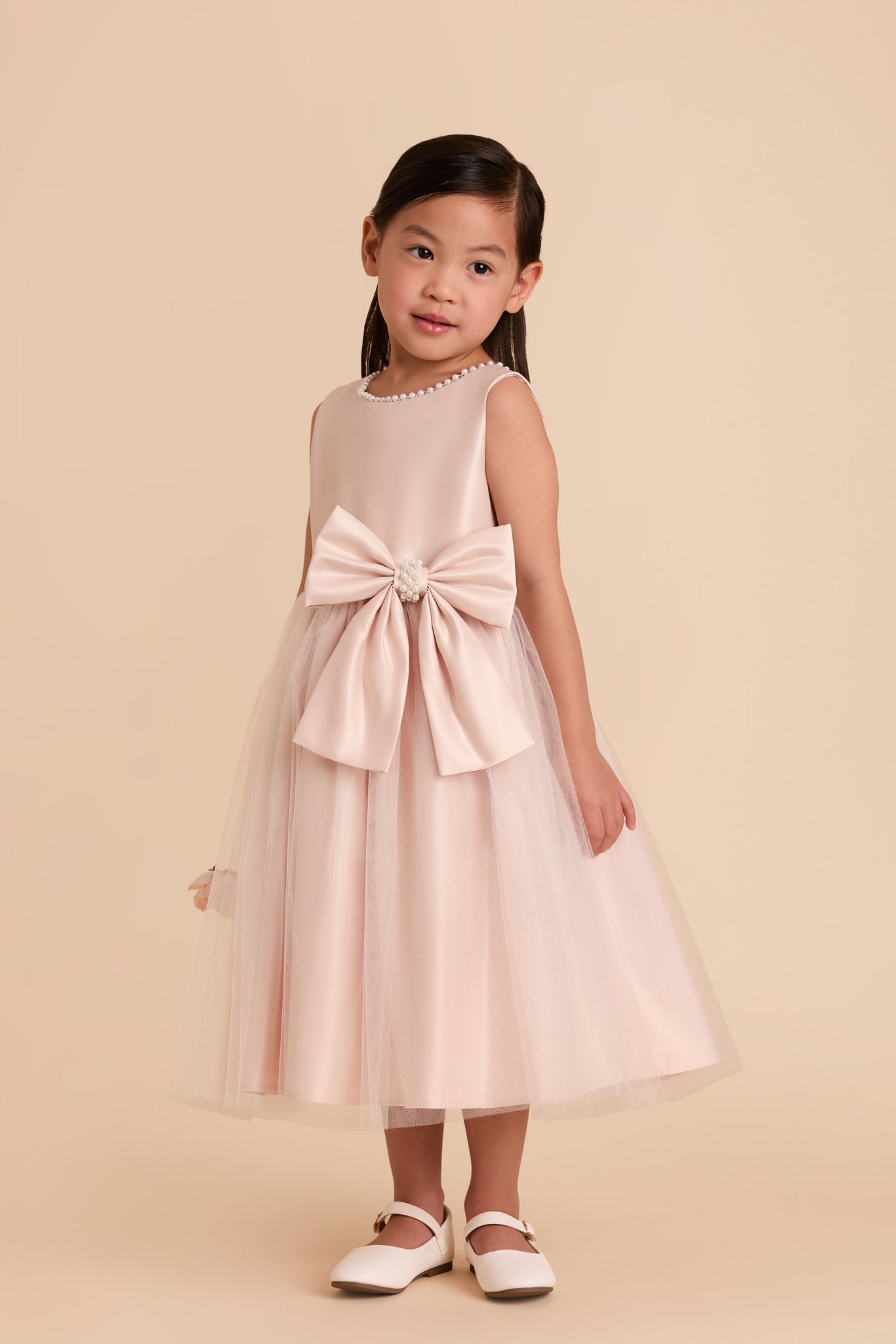 Blush Fern Flower Girl Dress by Birdy Grey