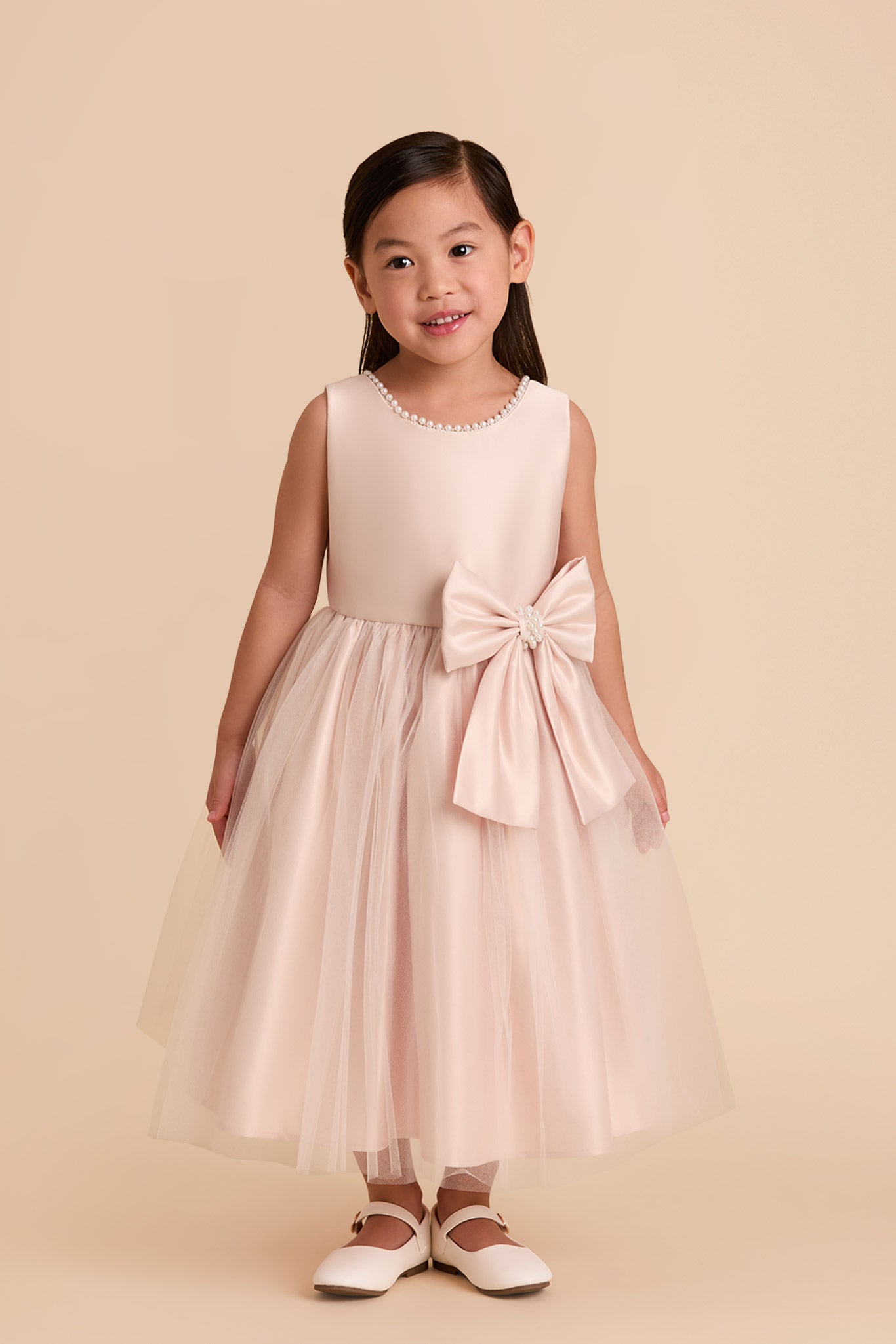 Blush Fern Flower Girl Dress by Birdy Grey