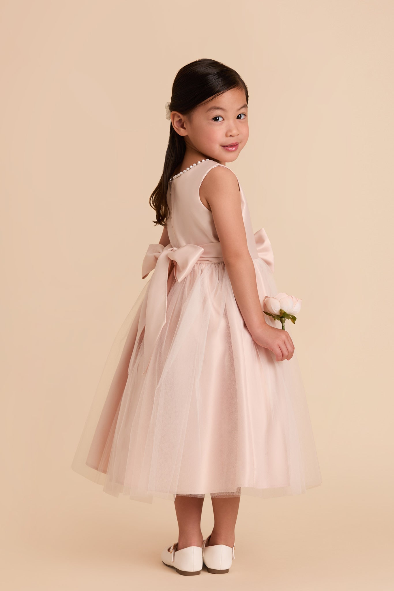 Blush Fern Flower Girl Dress by Birdy Grey