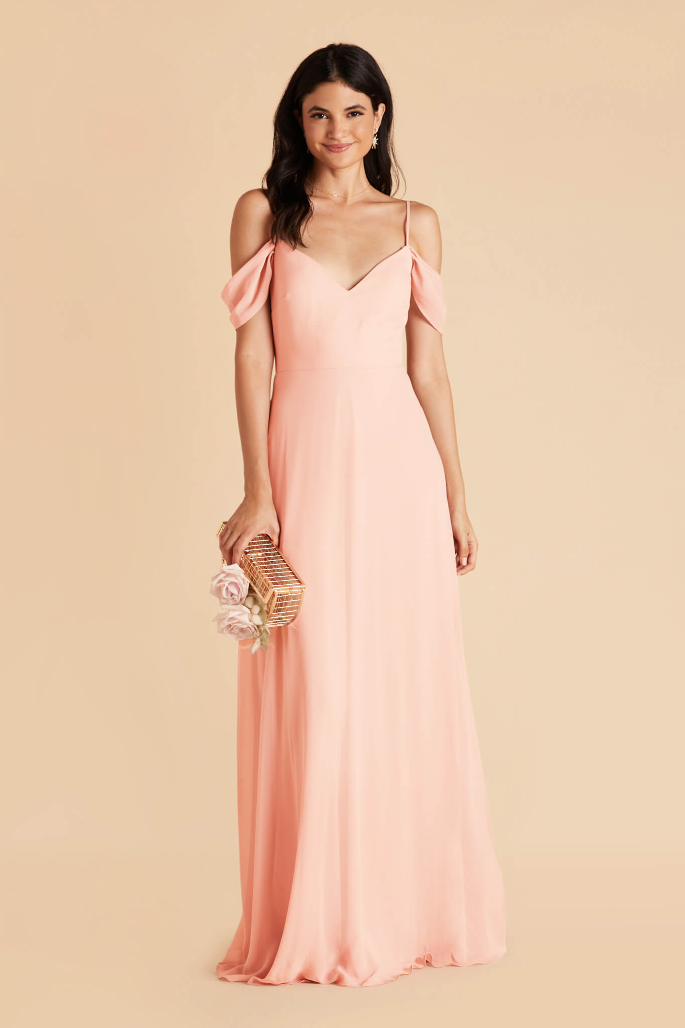 Blush Pink Devin Convertible Dress by Birdy Grey