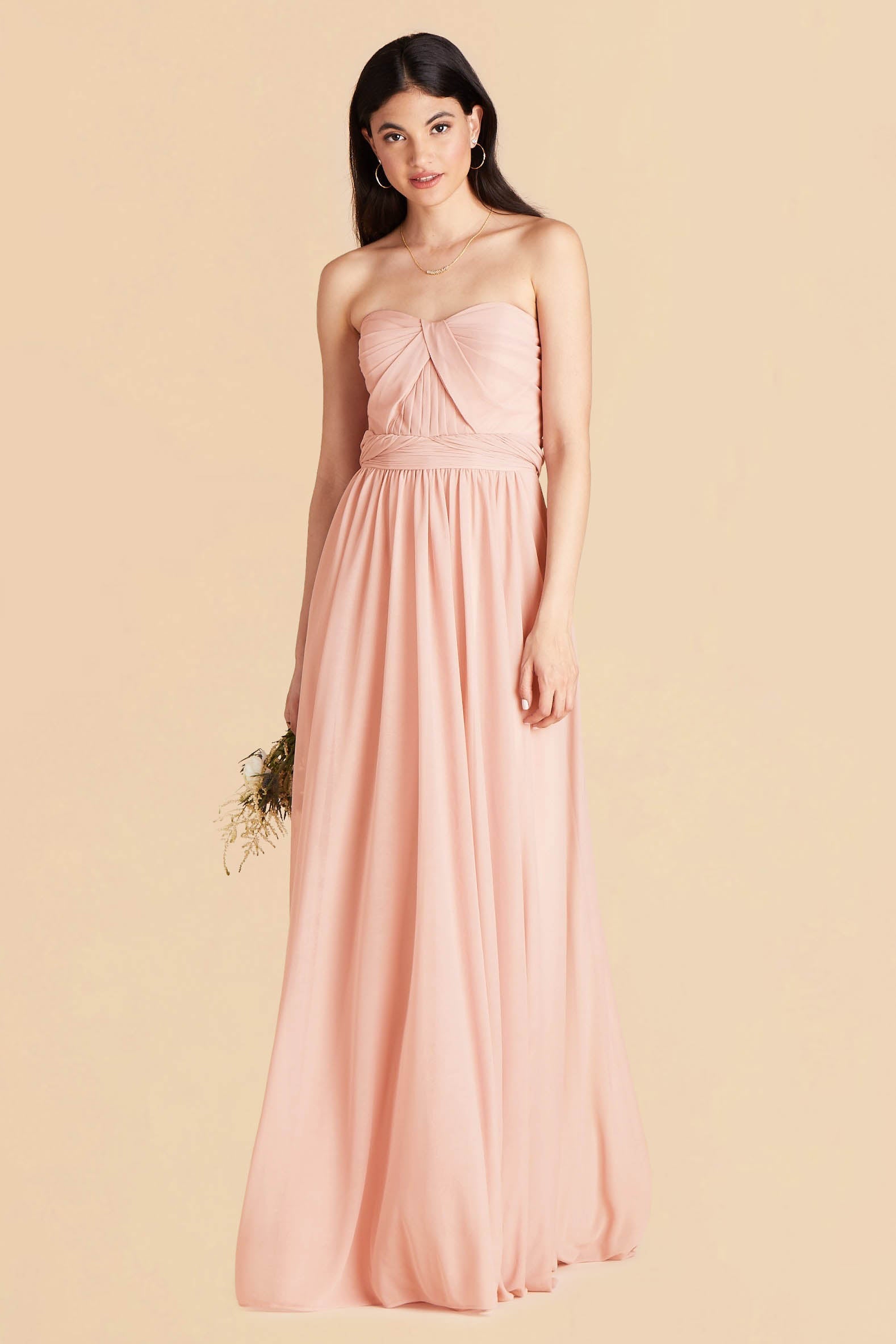 Blush pink infinity dress on sale