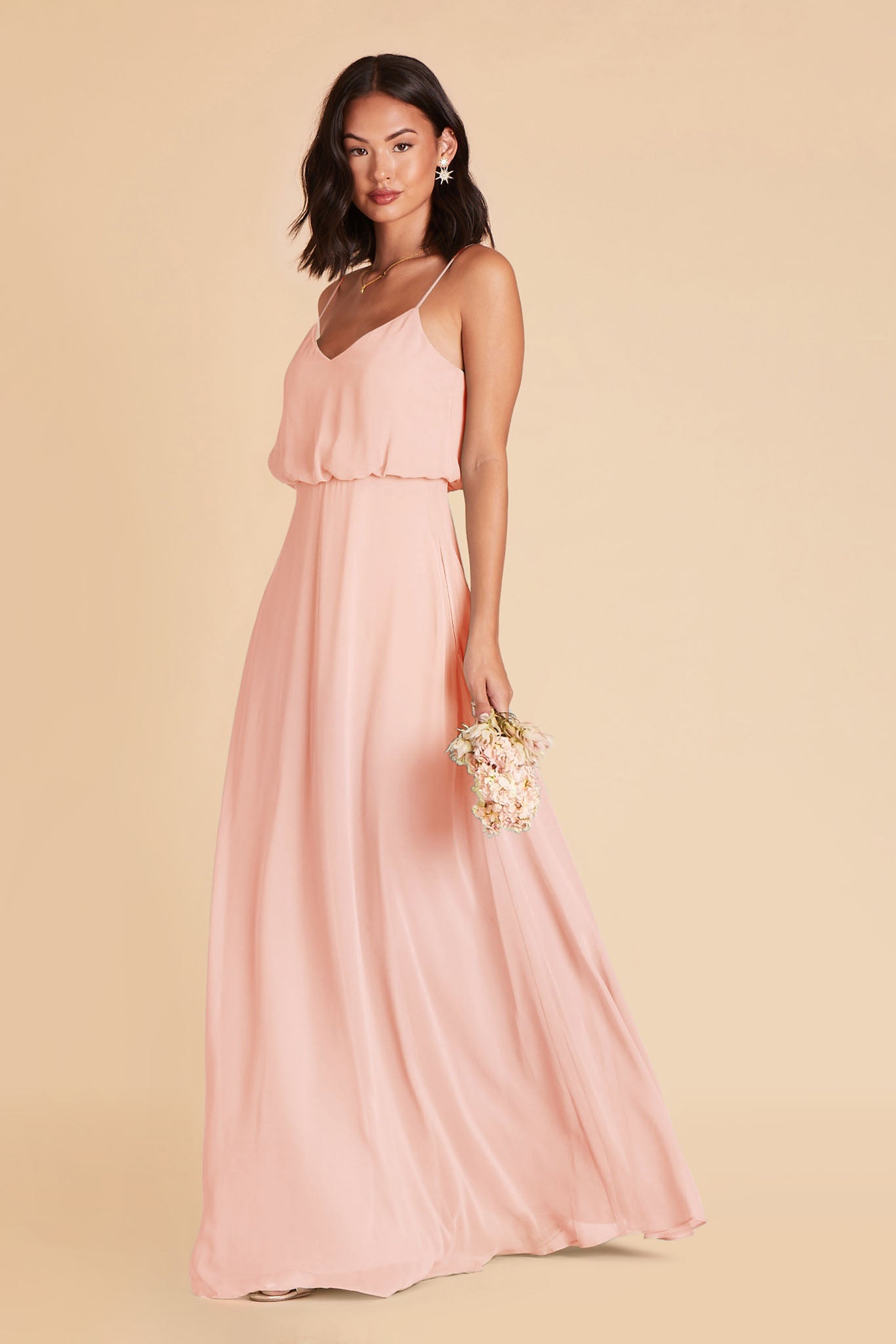 Blush Pink Gwennie Dress by Birdy Grey