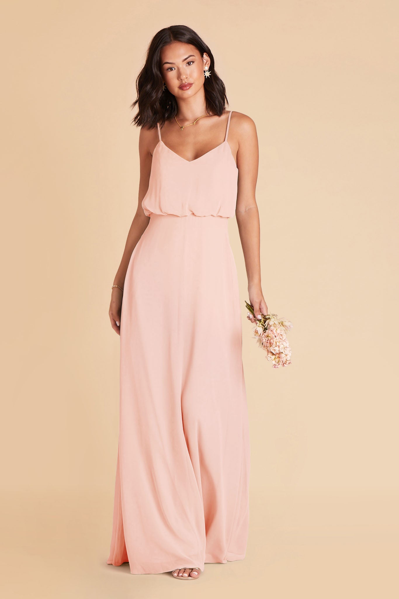 Blush Pink Gwennie Dress by Birdy Grey