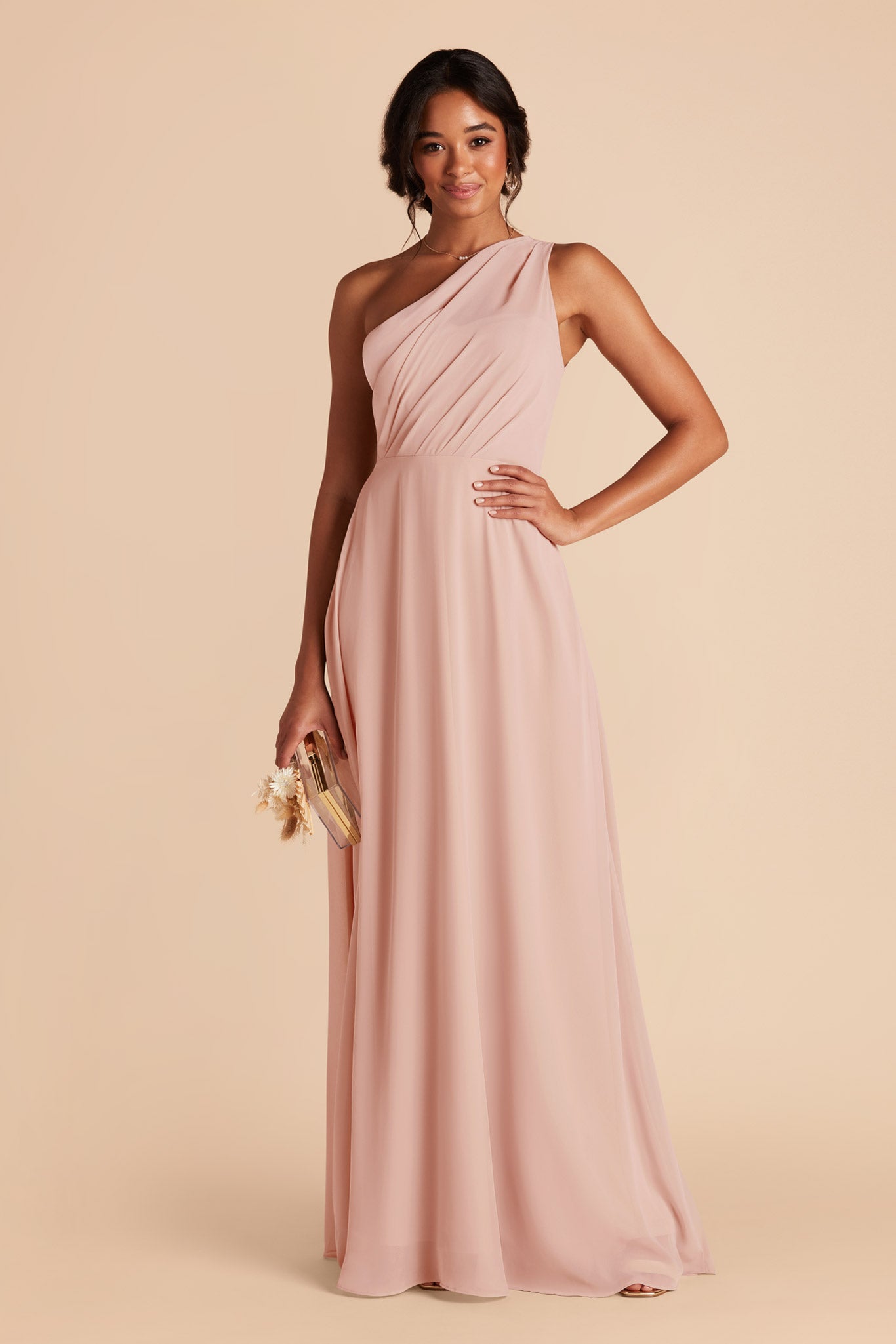 Blush Pink Kira Dress by Birdy Grey