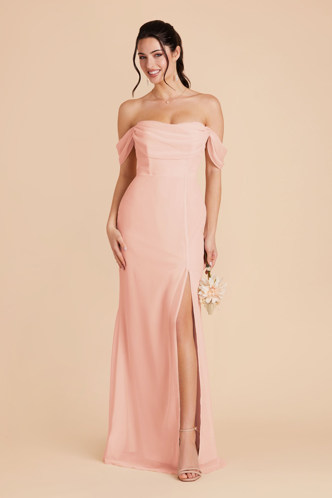 Blush Pink Mira Convertible Dress by Birdy Grey