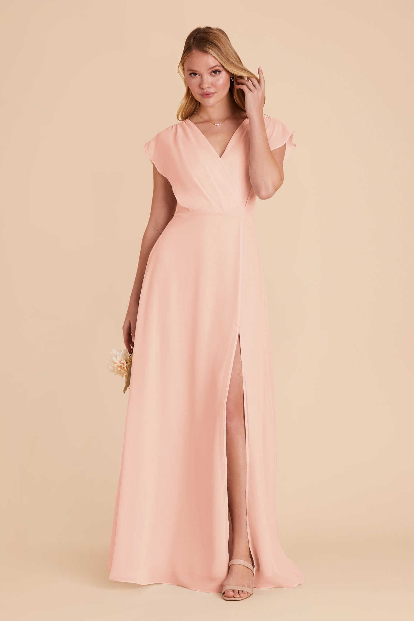 Blush Chiffon Dress