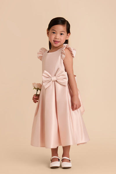 Blush Poppy Flower Girl Dress by Birdy Grey