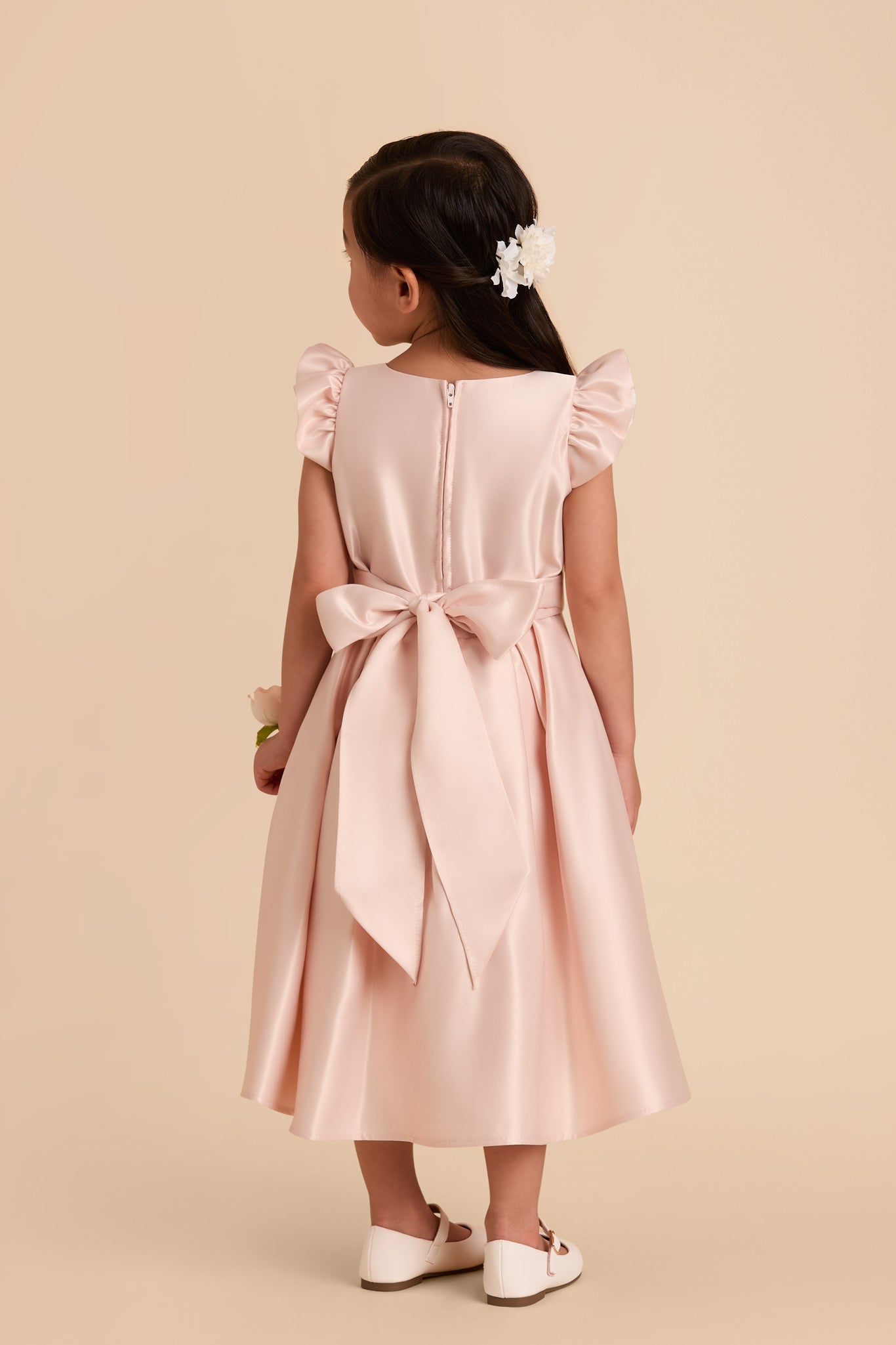 Blush Poppy Flower Girl Dress by Birdy Grey