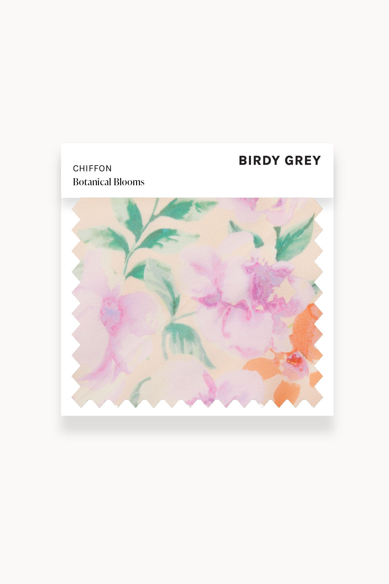 Botanical Blooms Chiffon Swatch by Birdy Grey