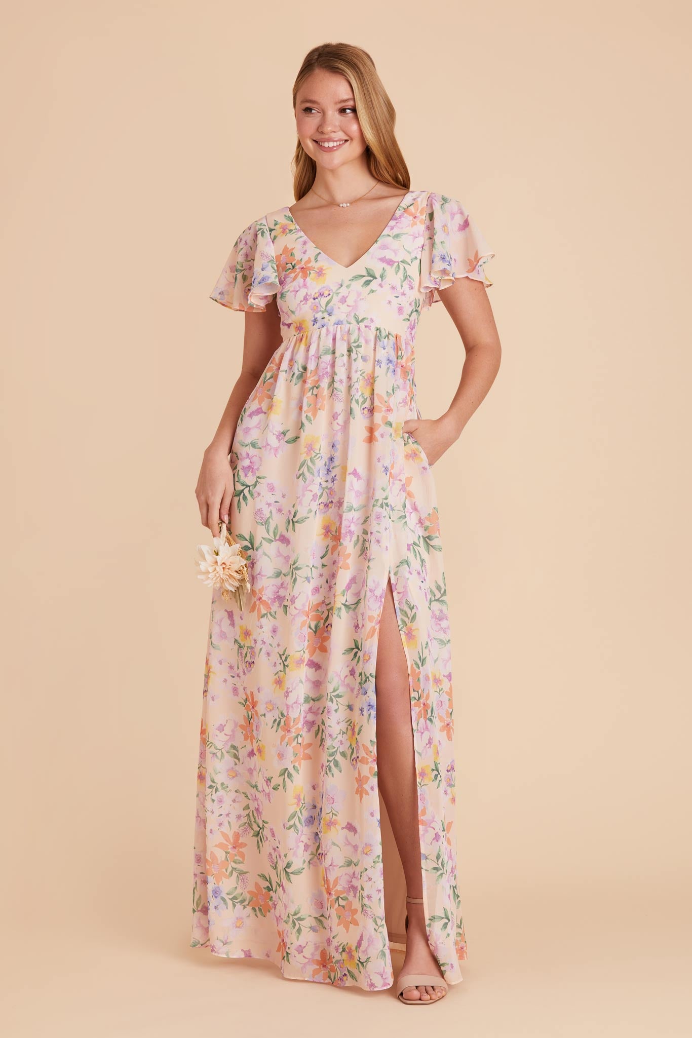 Botanical Blooms Hannah Empire Dress by Birdy Grey