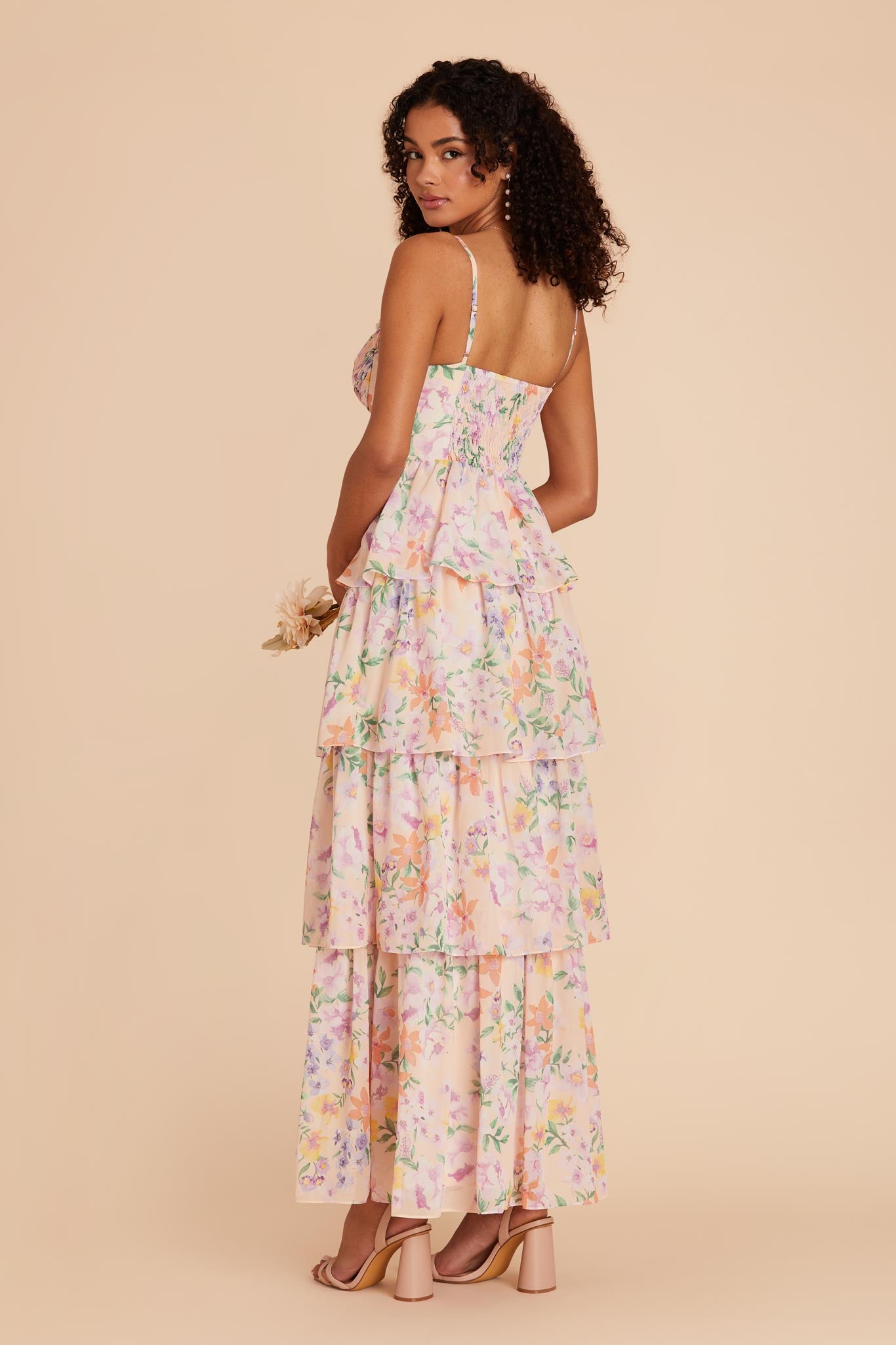 Botanical Blooms Lola Chiffon Dress by Birdy Grey