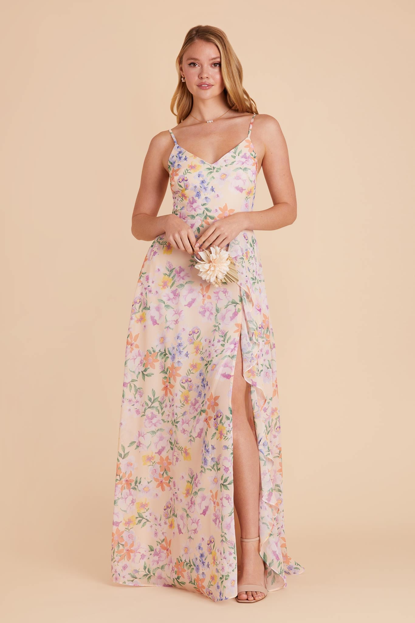 Botanical Blooms Theresa Chiffon Dress by Birdy Grey