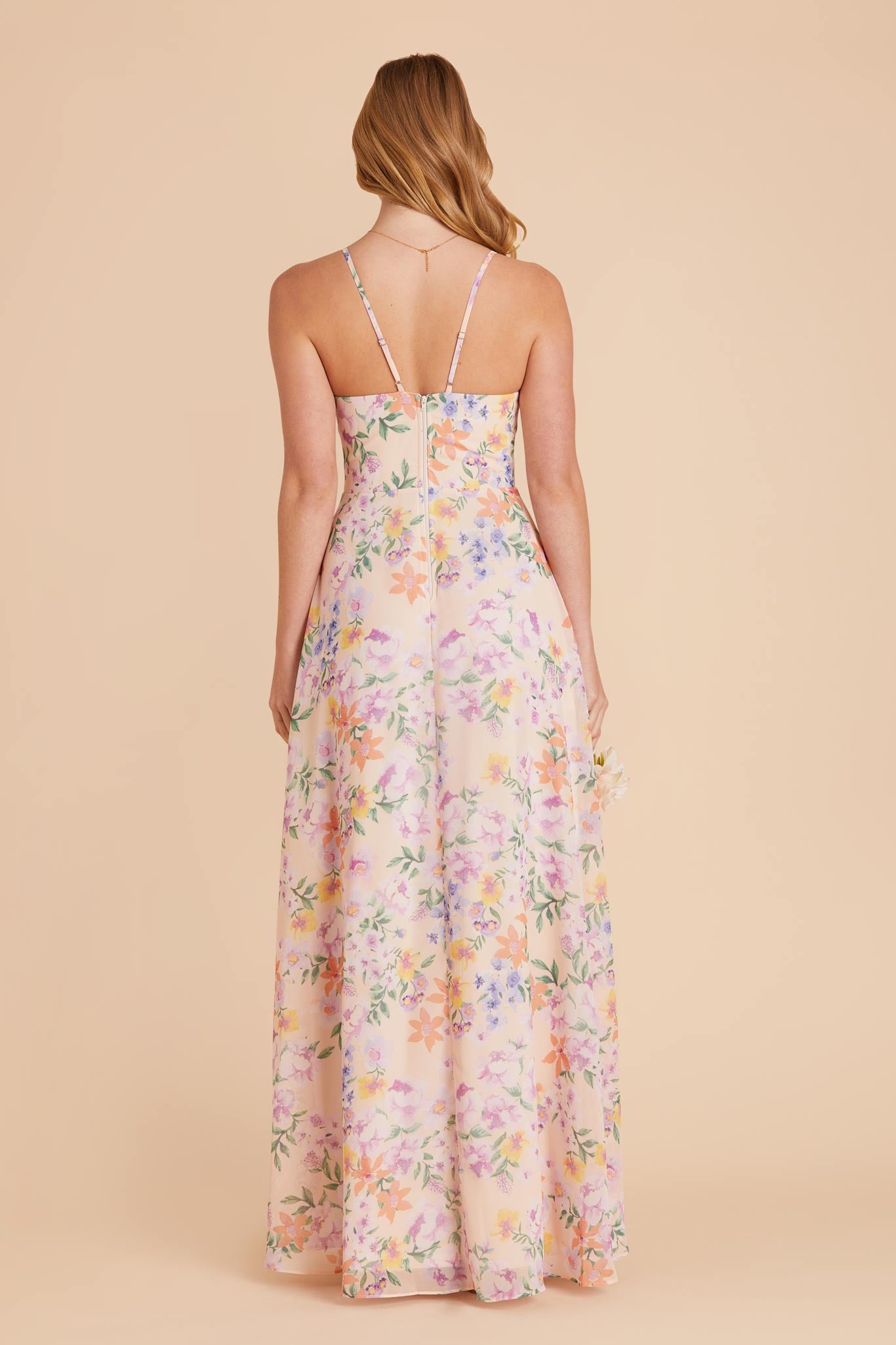 Theresa Chiffon Dress - Botanical Blooms