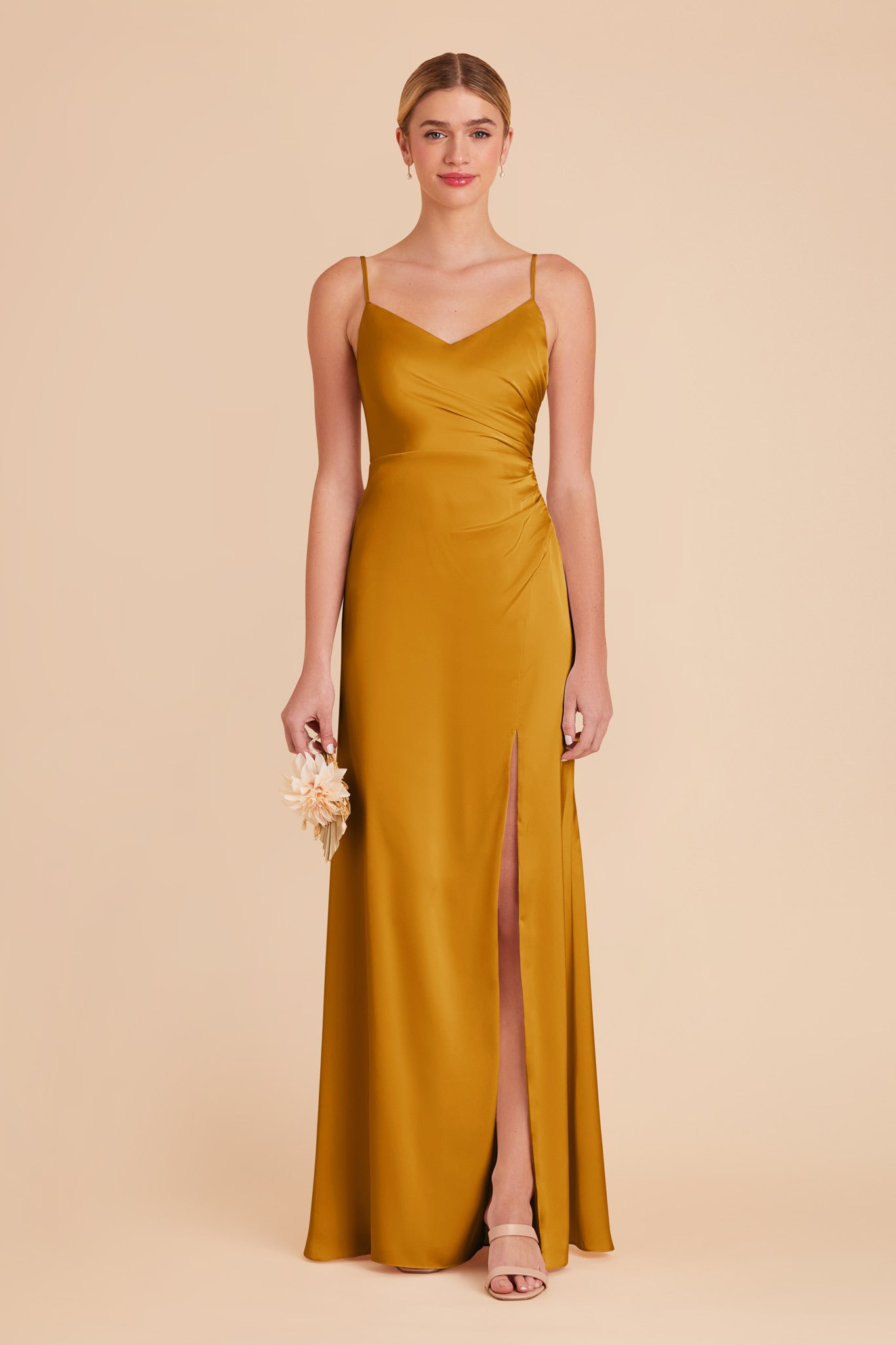 Butterscotch Catherine Matte Satin Dress by Birdy Grey