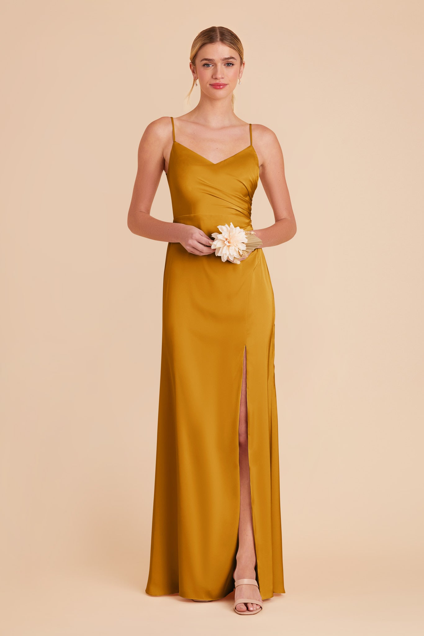 Butterscotch Catherine Matte Satin Dress by Birdy Grey