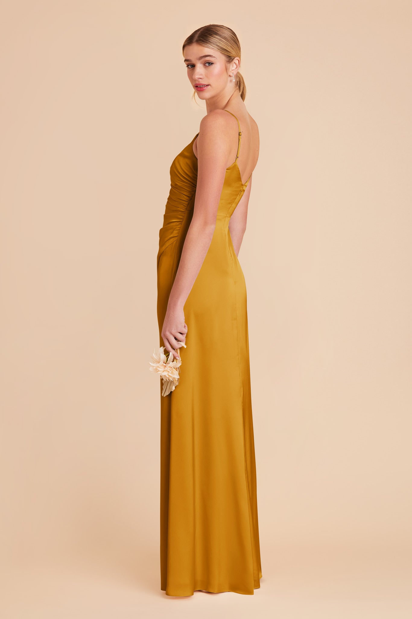 Butterscotch Catherine Matte Satin Dress by Birdy Grey