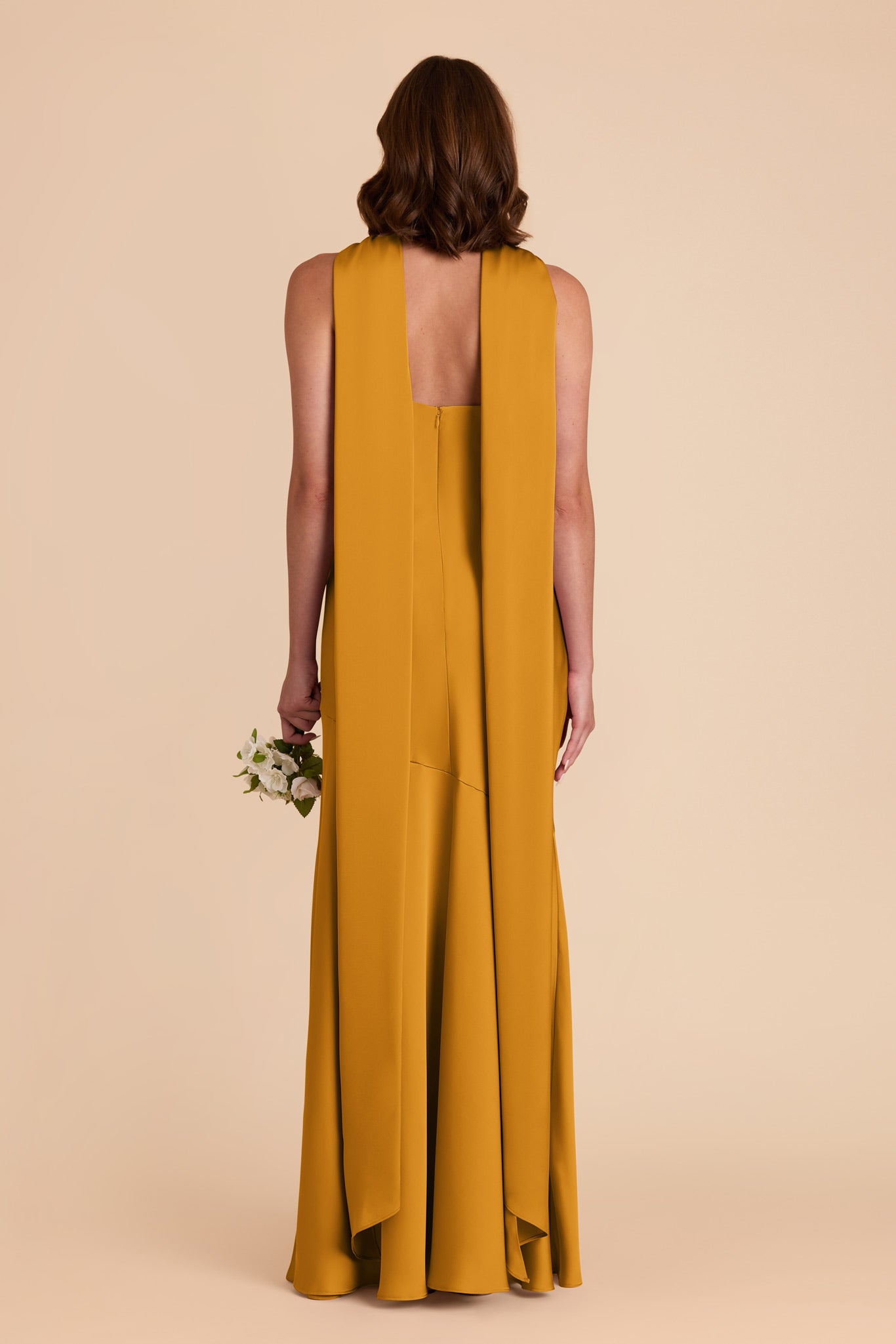 Butterscotch Eileen Matte Satin Dress by Birdy Grey