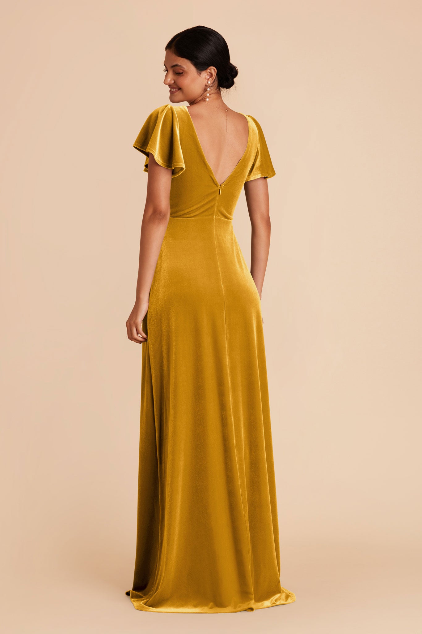 Butterscotch Hannah Velvet Dress by Birdy Grey