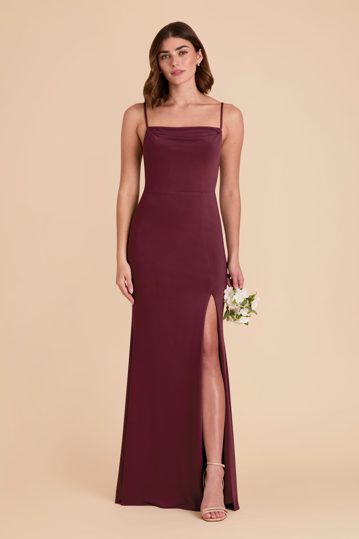 Cabernet Ash Luxe Knit Dress by Birdy Grey