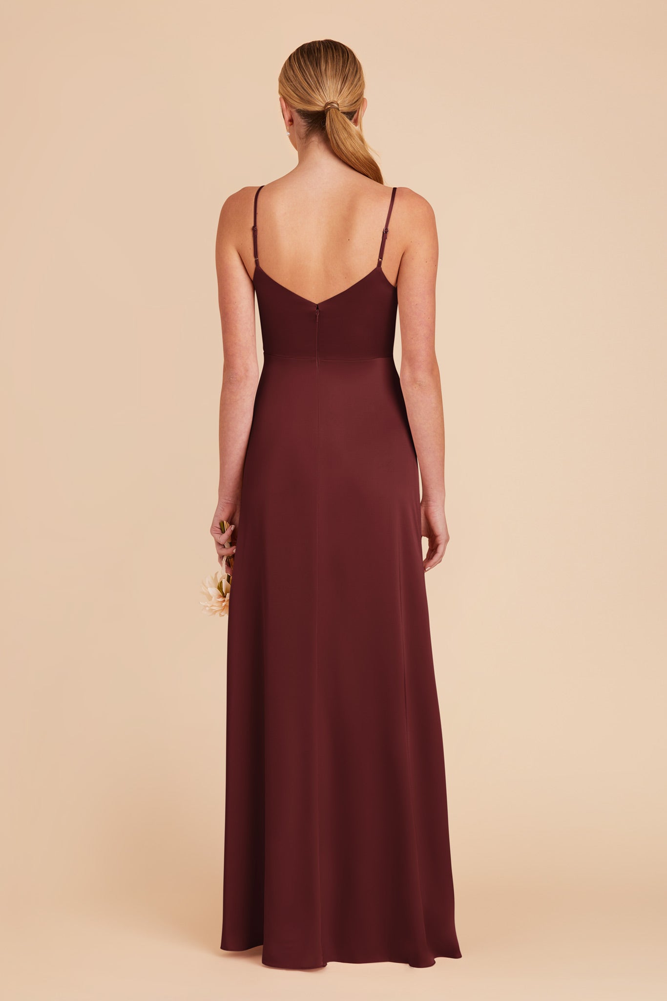 Cabernet Catherine Matte Satin Dress by Birdy Grey