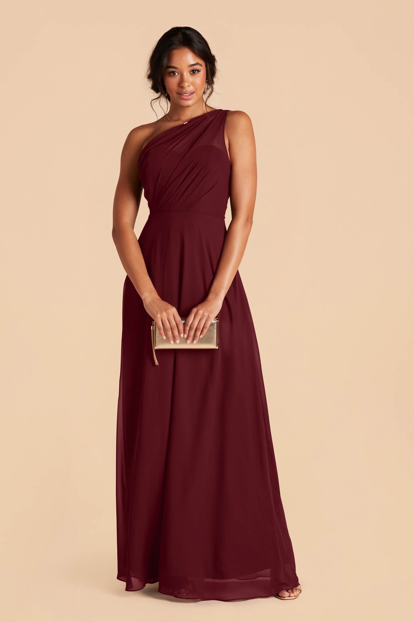  Cabernet Kira Chiffon Dress by Birdy Grey