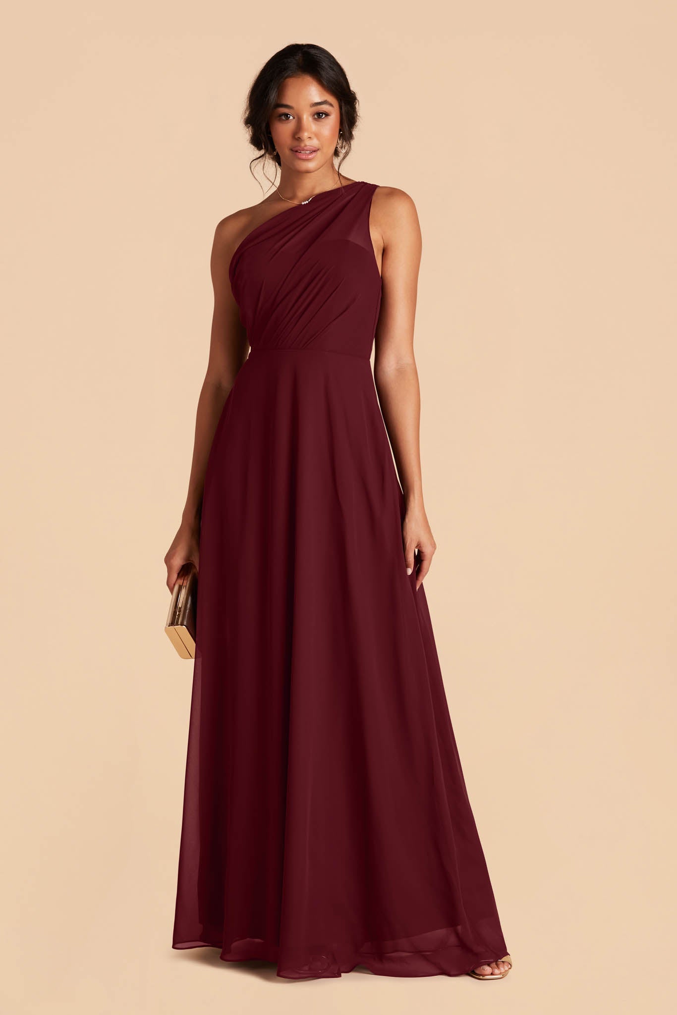  Cabernet Kira Chiffon Dress by Birdy Grey