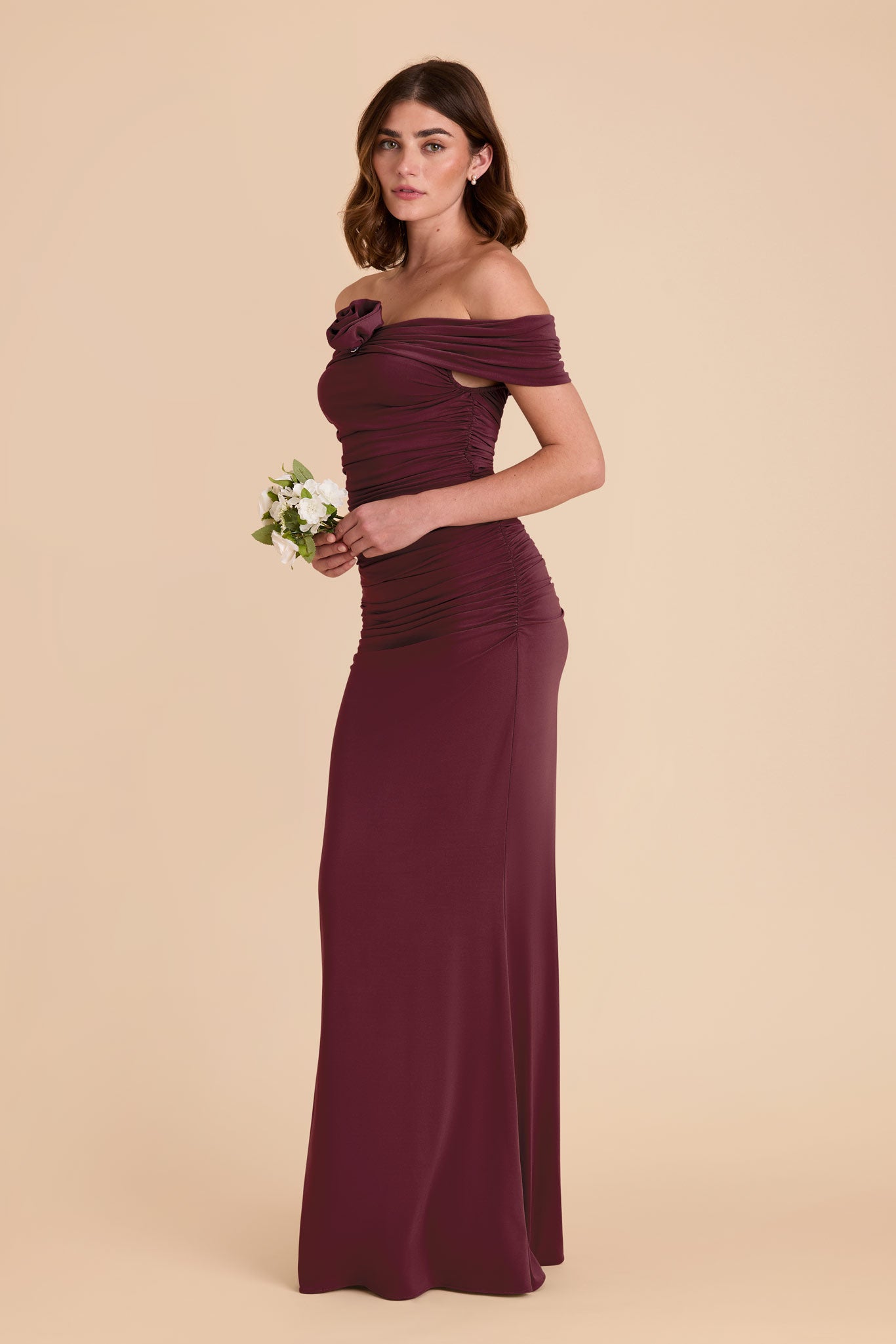 Cabernet Denise Luxe Knit Dress by Birdy Grey