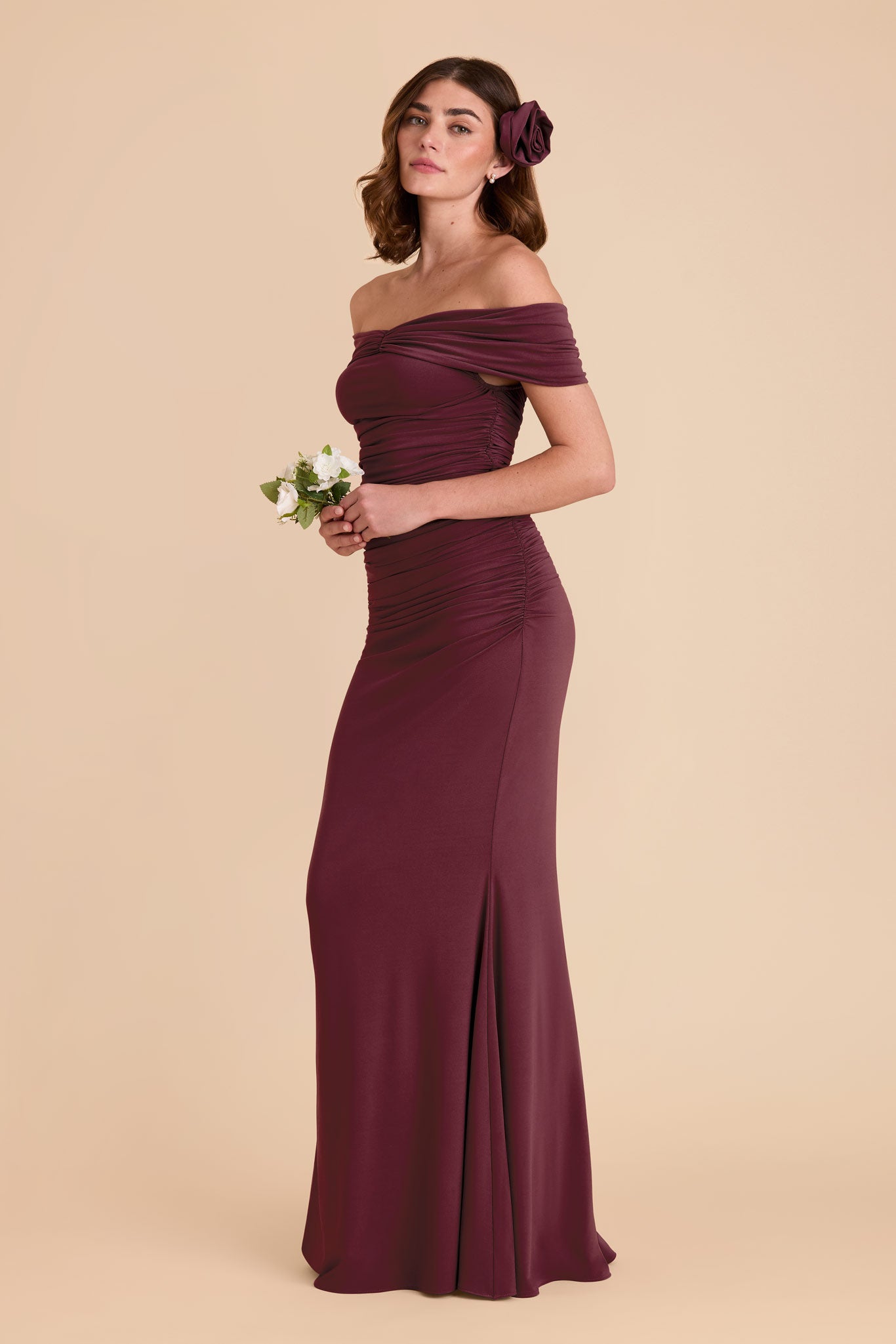 Cabernet Denise Luxe Knit Dress by Birdy Grey