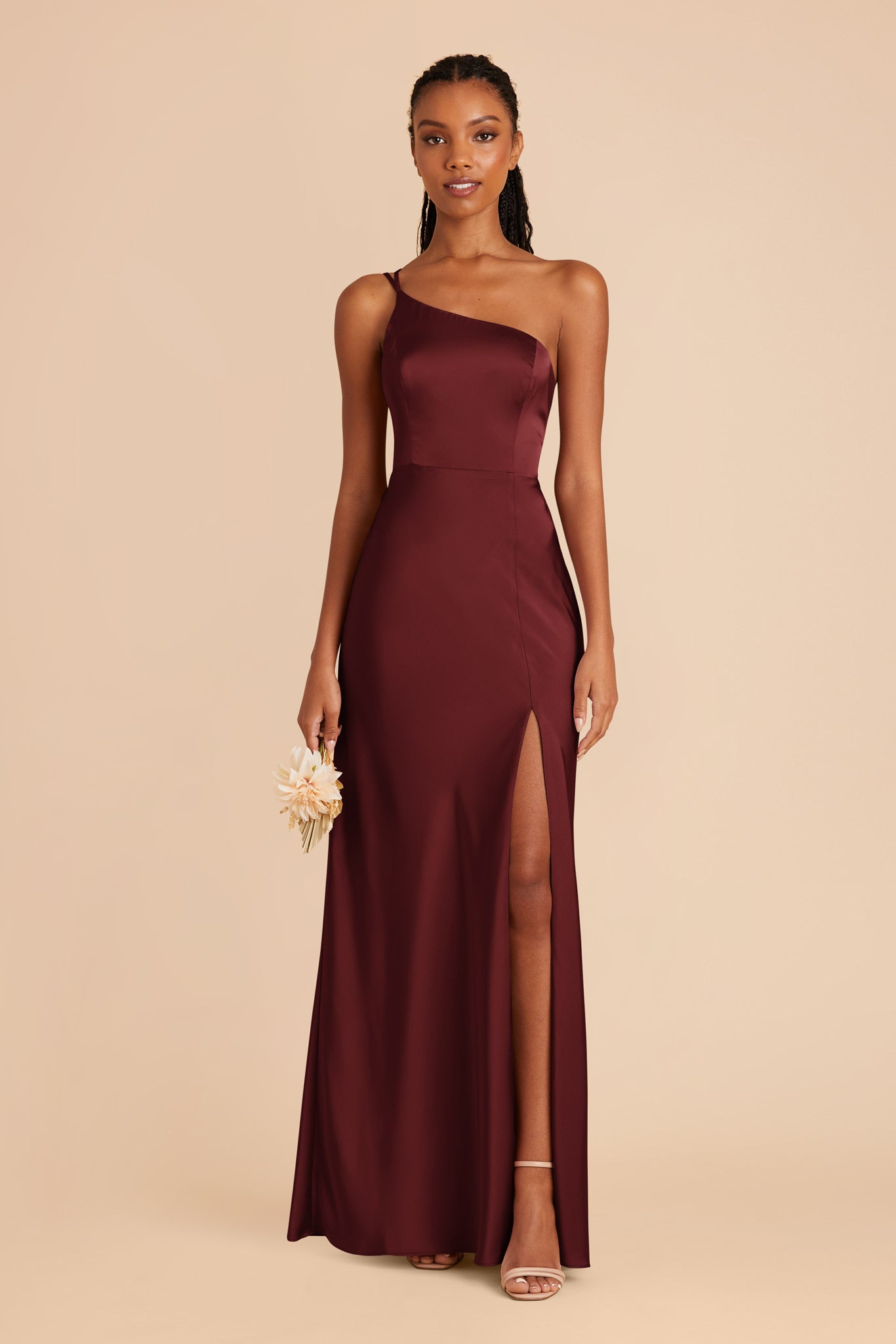 Cabernet Kensie Matte Satin Dress by Birdy Grey