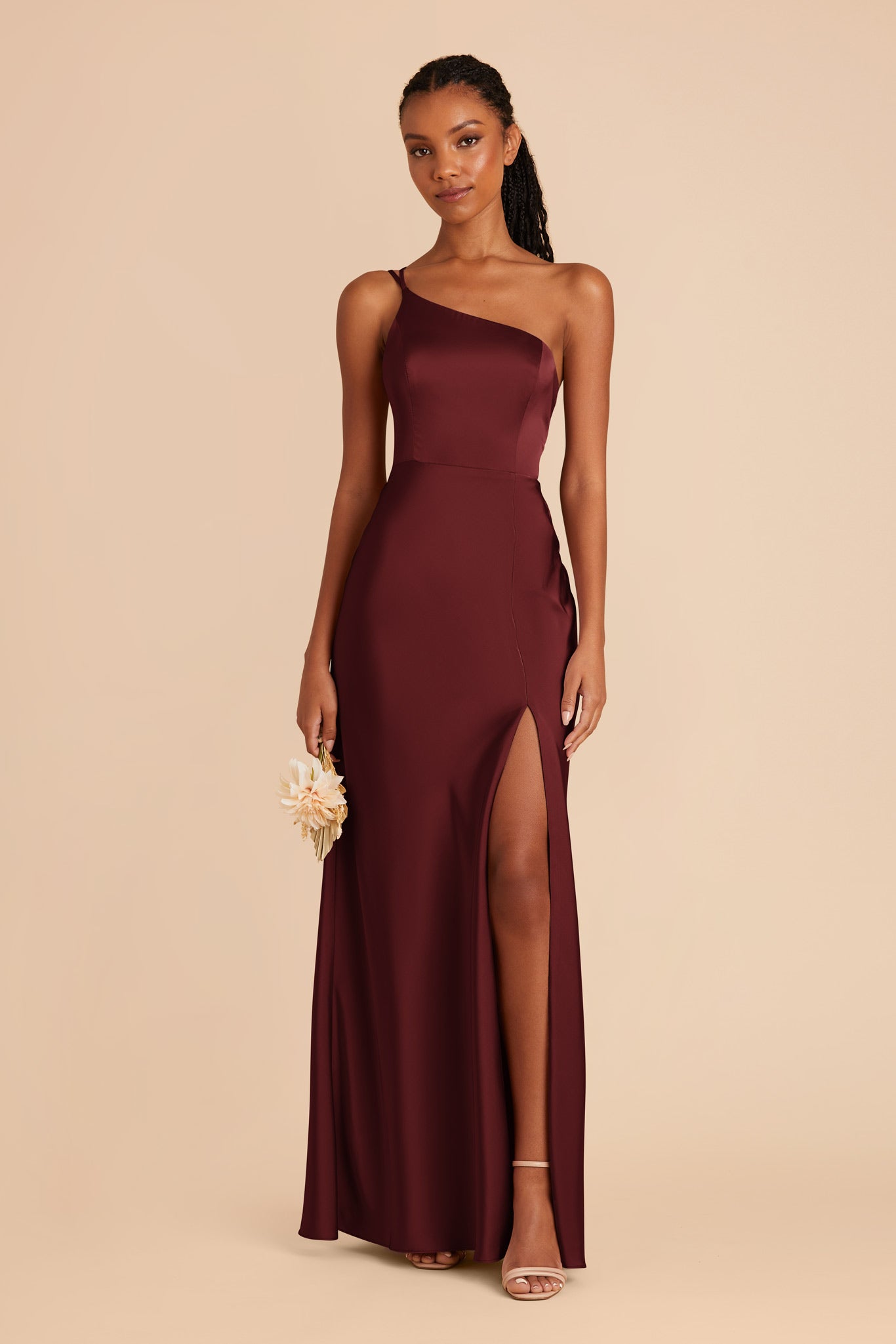 Cabernet Kensie Matte Satin Dress by Birdy Grey