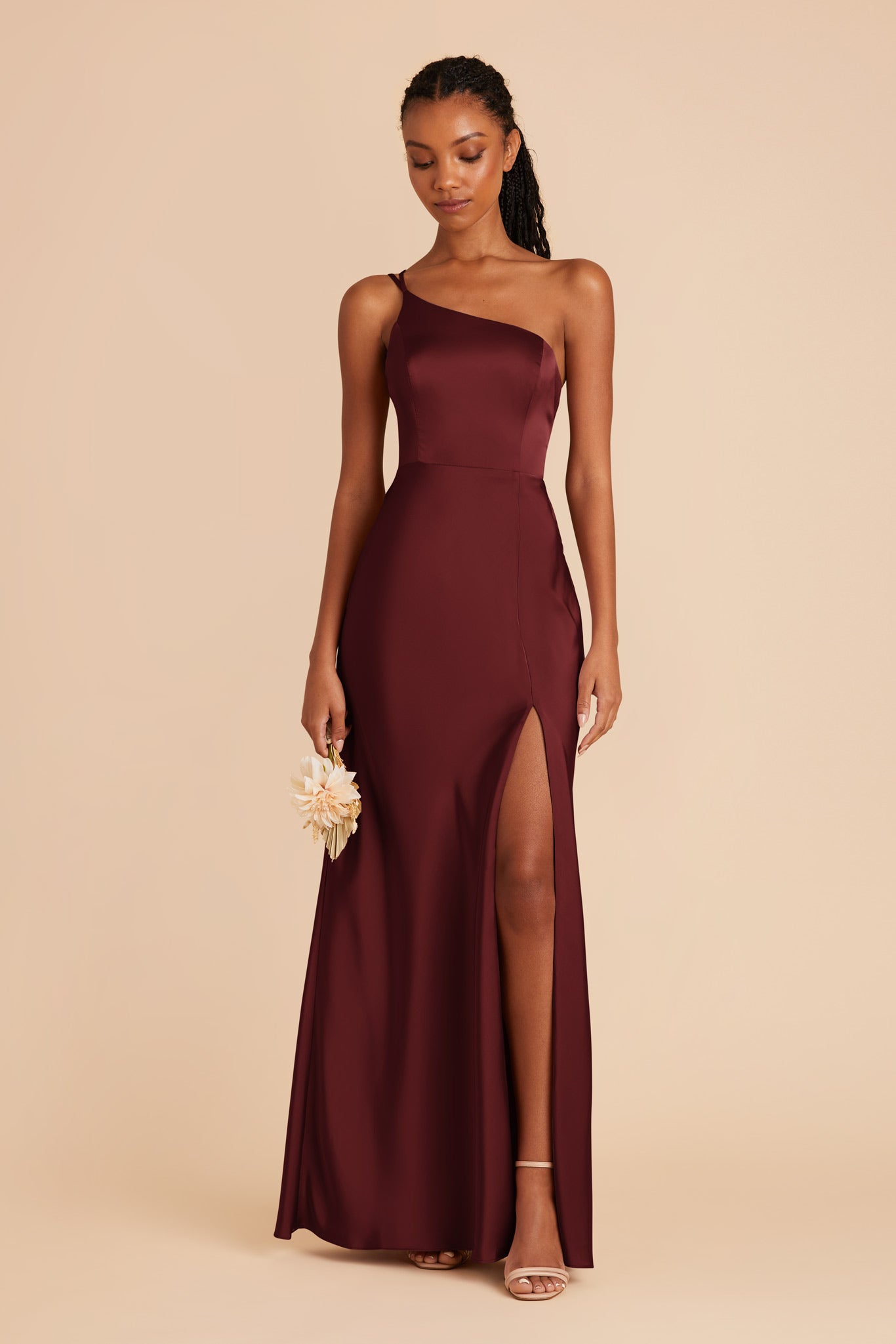 Cabernet Kensie Matte Satin Dress by Birdy Grey