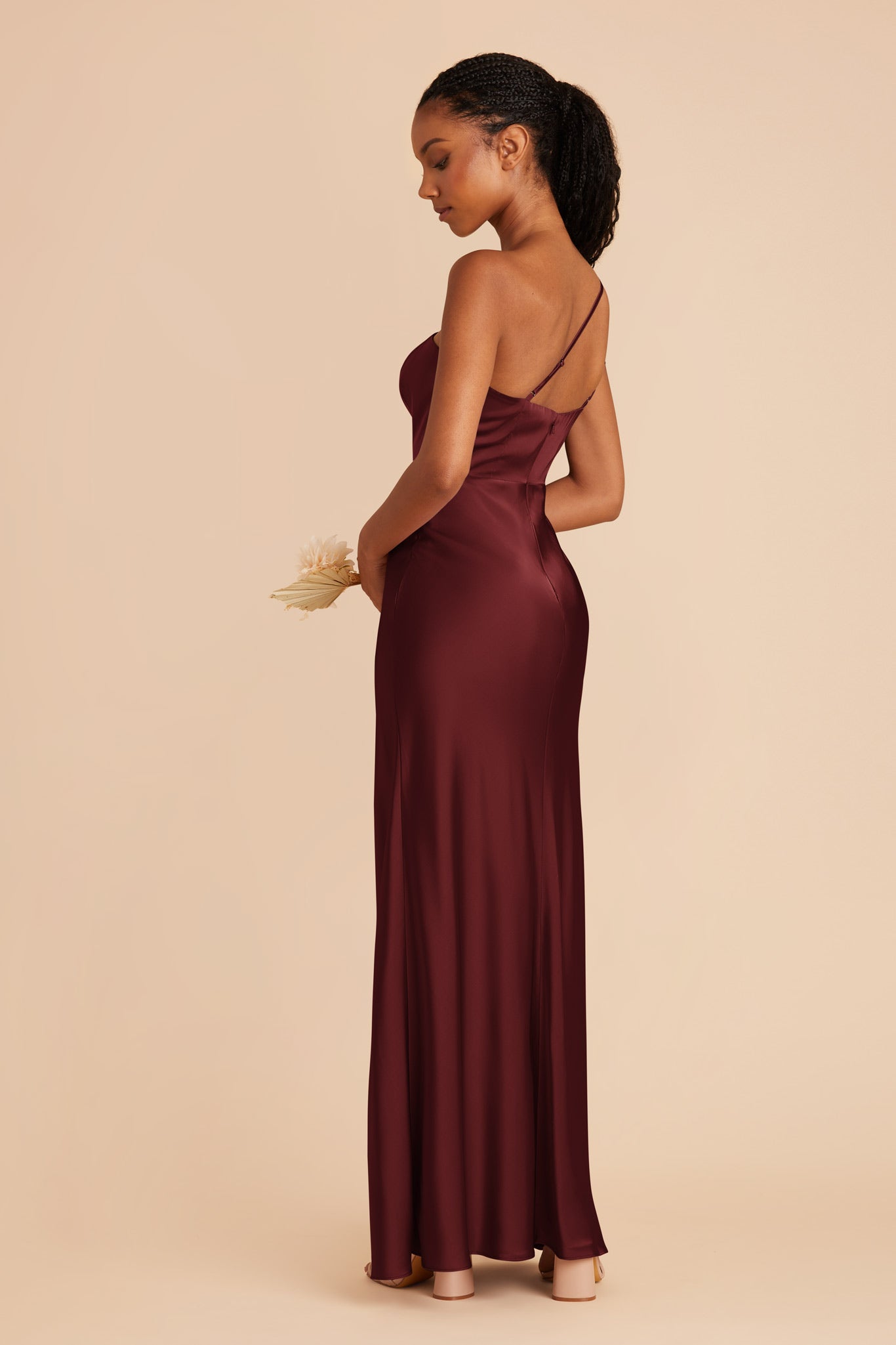 Cabernet Kensie Matte Satin Dress by Birdy Grey